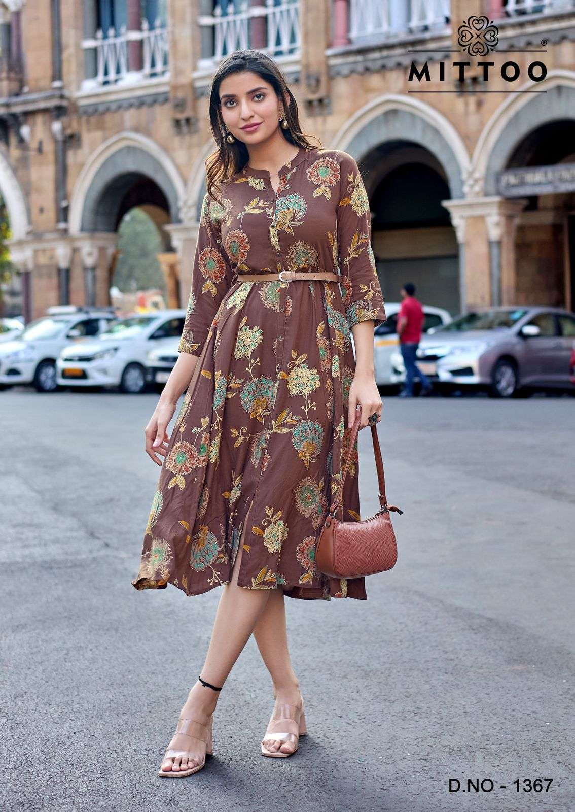 MITTOO BELT VOL 25 RAYON FANCY PRINT LADIES WESTERN STYLE KURTI 