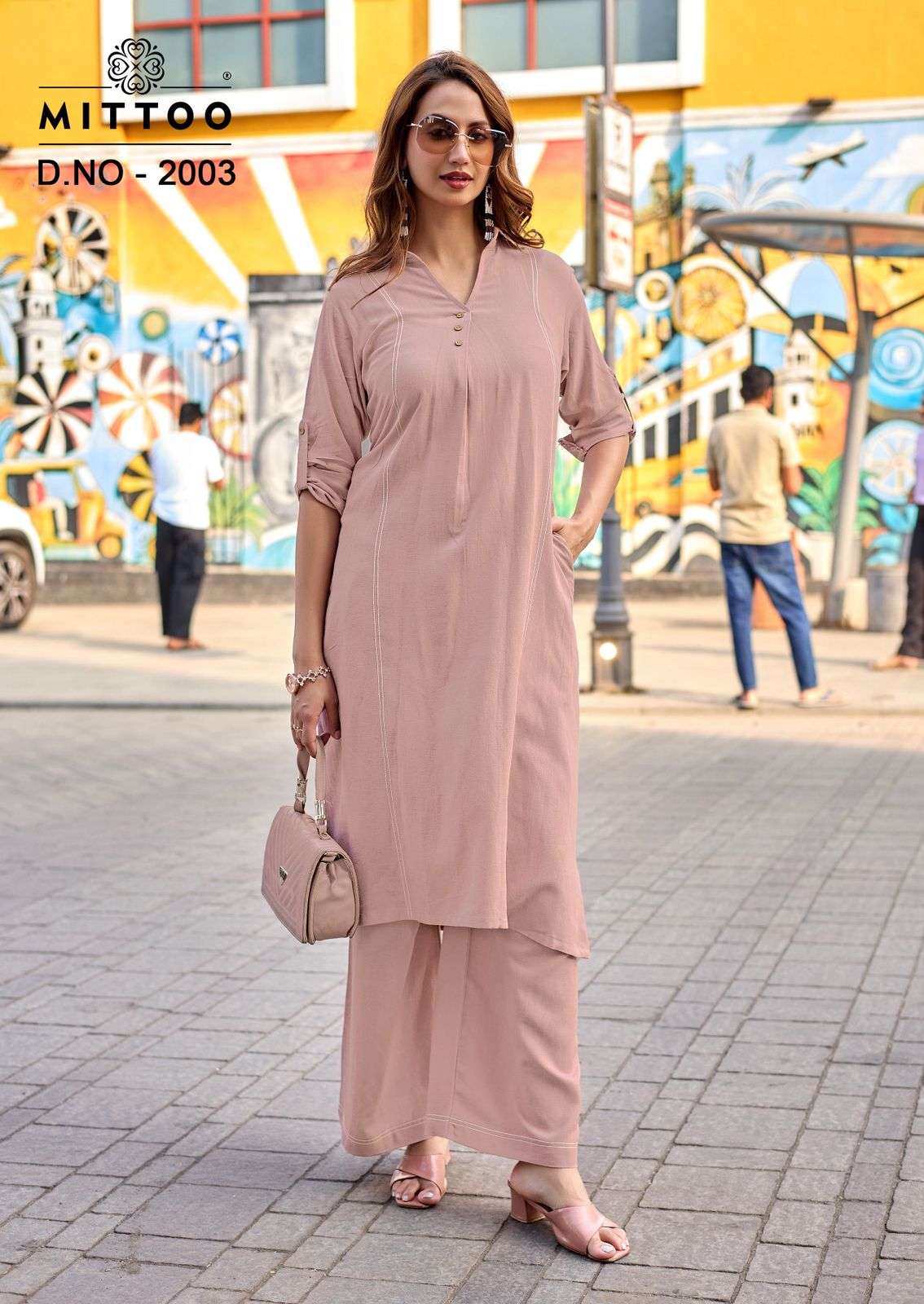 MITTOO ESTILLA RAYON FANCY PREETY LOOKS SUMMER WEAR LADIES CO-ORD SET 