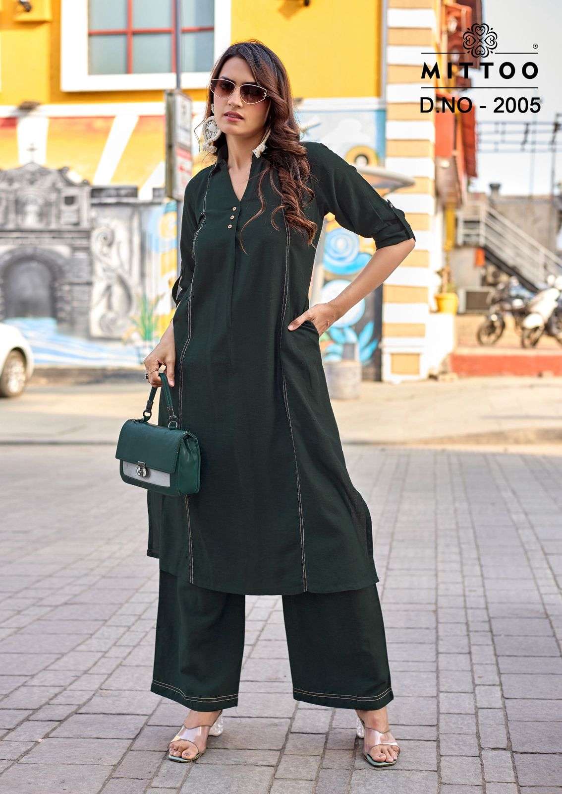 MITTOO ESTILLA RAYON FANCY PREETY LOOKS SUMMER WEAR LADIES CO-ORD SET 