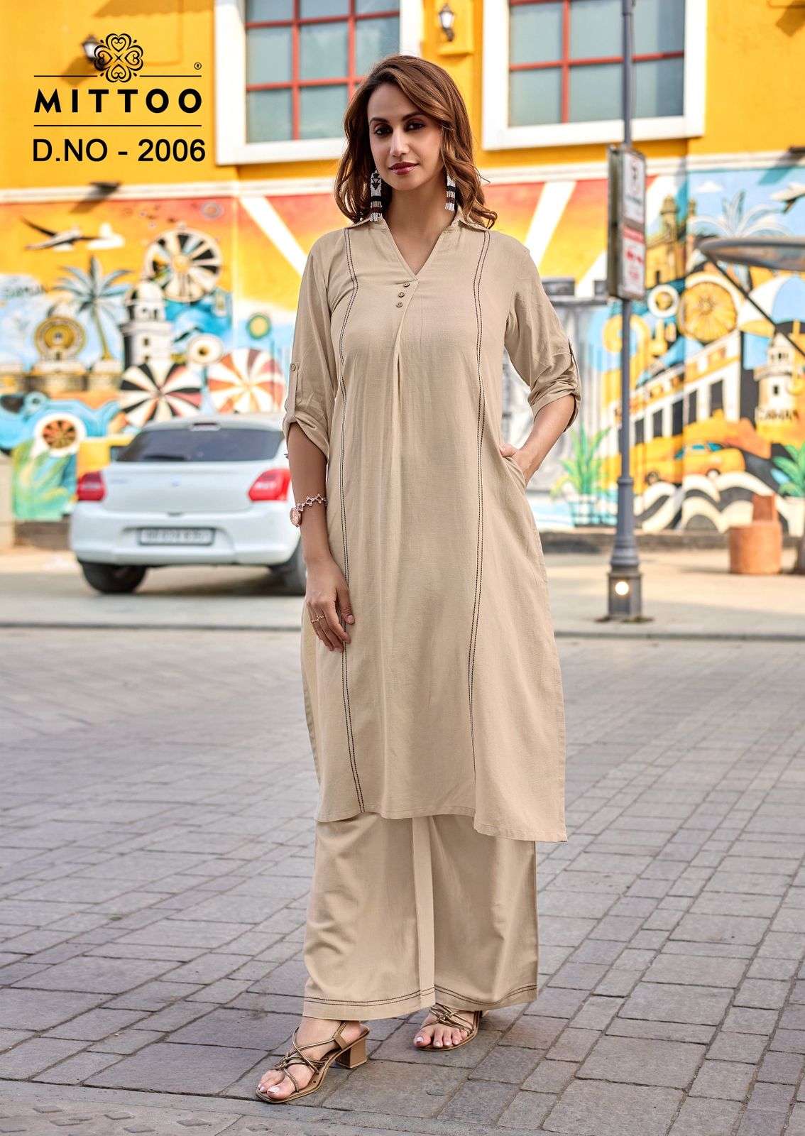 MITTOO ESTILLA RAYON FANCY PREETY LOOKS SUMMER WEAR LADIES CO-ORD SET 