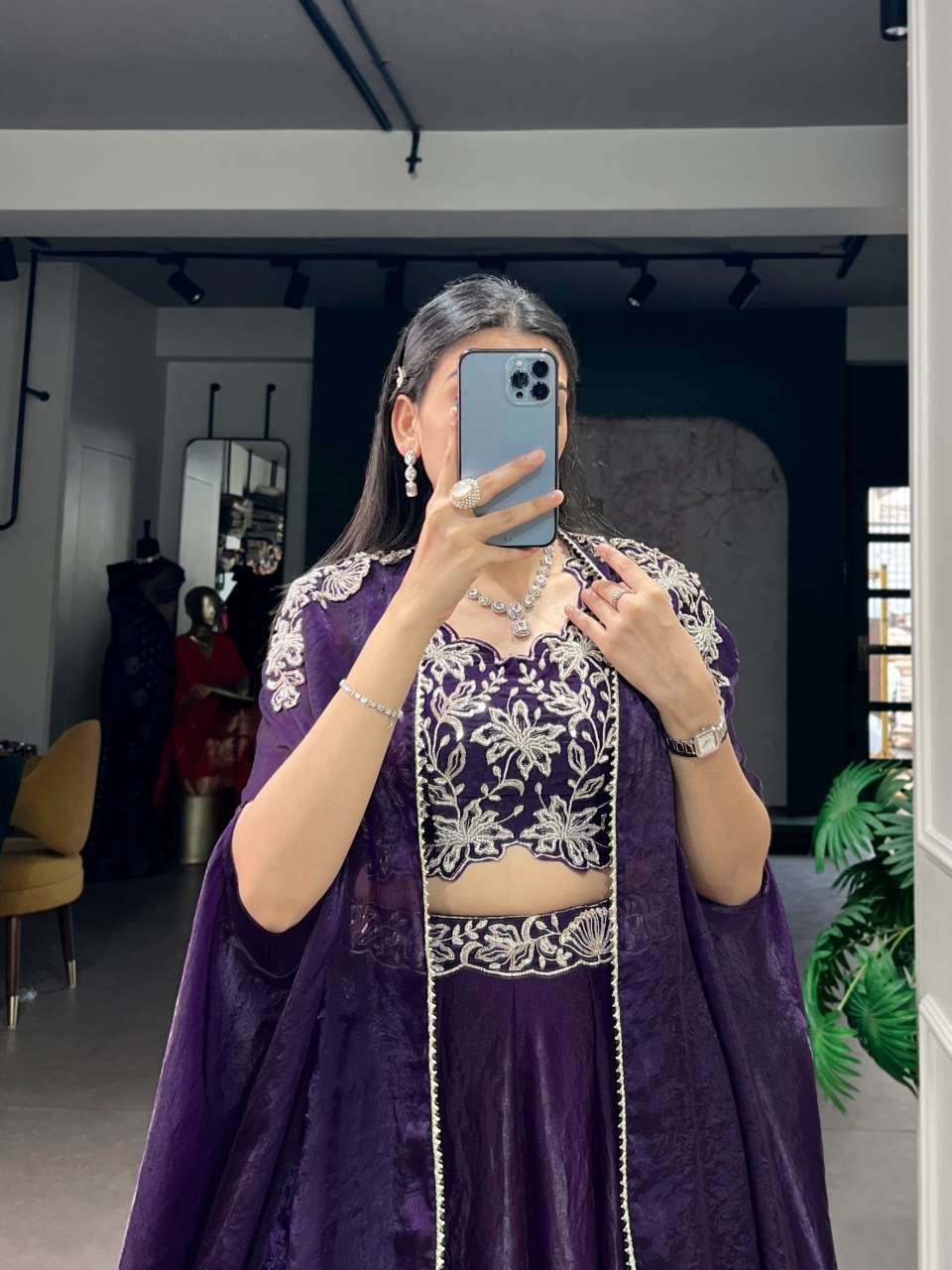 NNK AAFREEN SILK HEAVY PREETY LOOK DESIGNER INDO WESTERN STYLE DRESS 