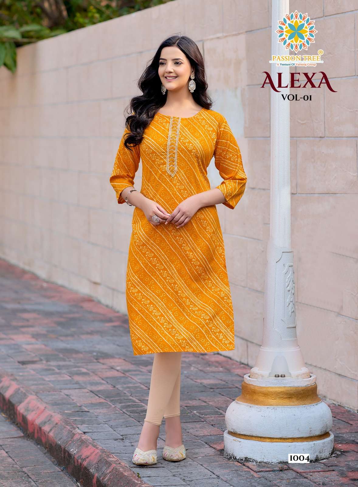 PASSION TREE ALEXA VOL 1 RAYON PRINT FANCY DAILY WEAR KURTIS