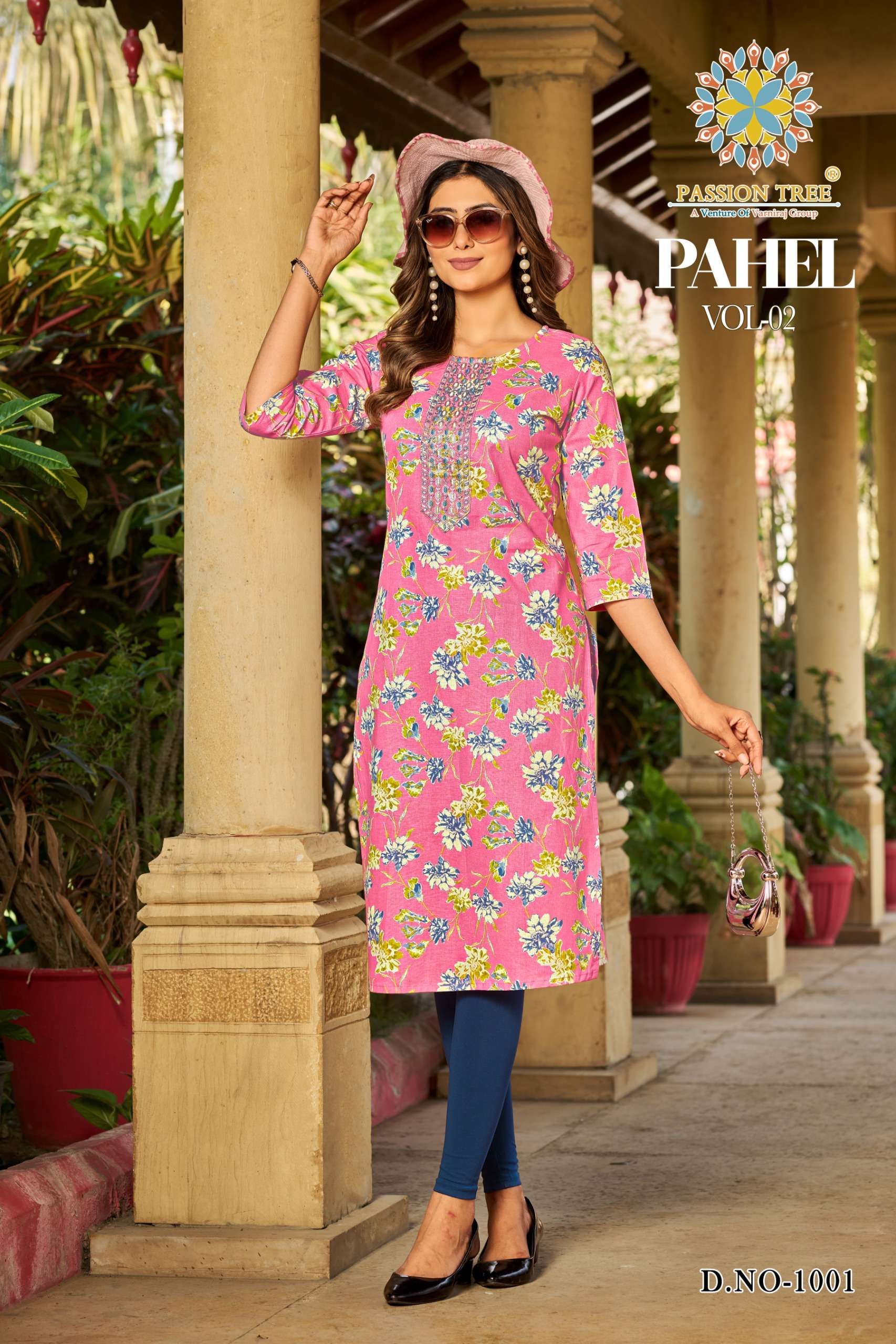 PASSION TREE PAHEL VOL 2 COTTON PRINT FANCY SUMMER WEAR LADIES KURTI