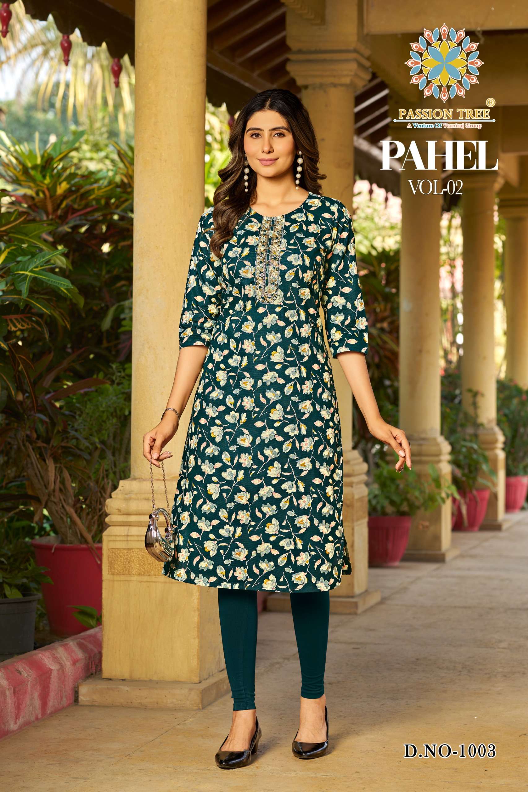 PASSION TREE PAHEL VOL 2 COTTON PRINT FANCY SUMMER WEAR LADIES KURTI
