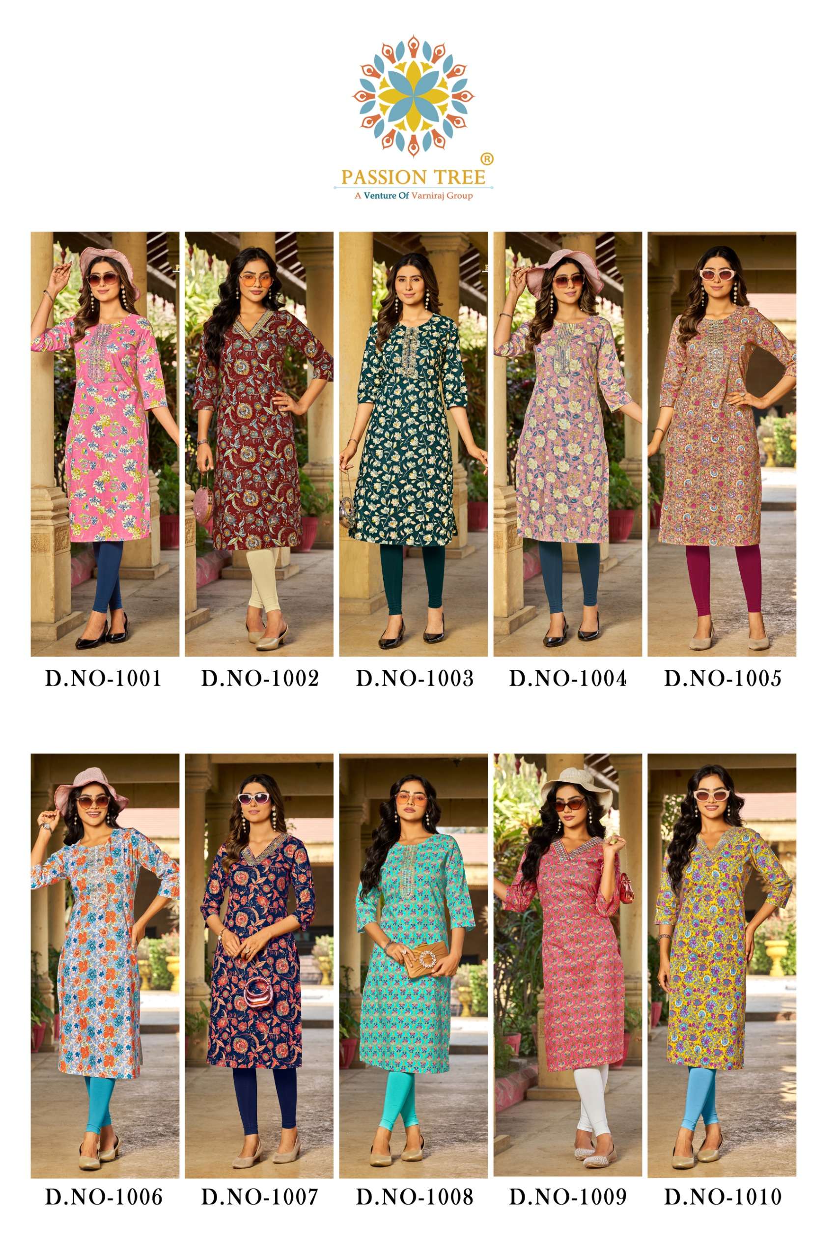 PASSION TREE PAHEL VOL 2 COTTON PRINT FANCY SUMMER WEAR LADIES KURTI