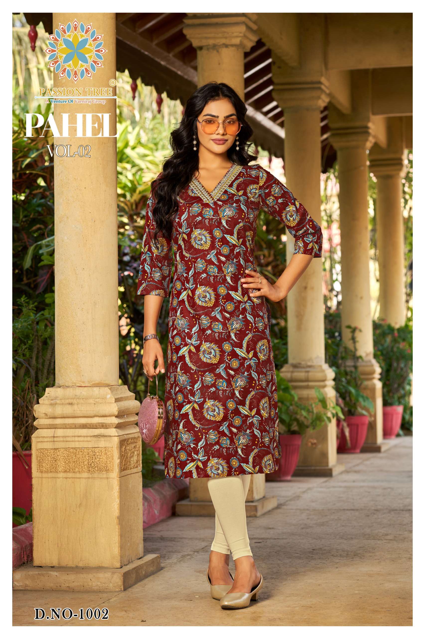 PASSION TREE PAHEL VOL 2 COTTON PRINT FANCY SUMMER WEAR LADIES KURTI
