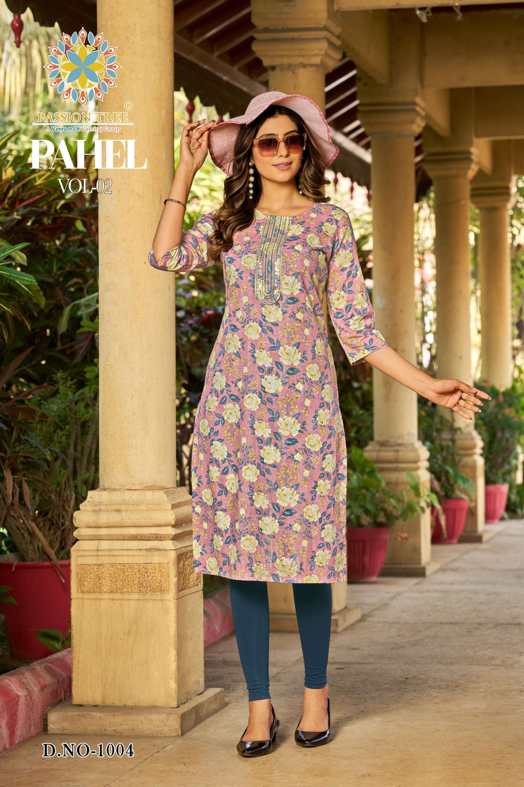PASSION TREE PAHEL VOL 2 COTTON PRINT FANCY SUMMER WEAR LADIES KURTI