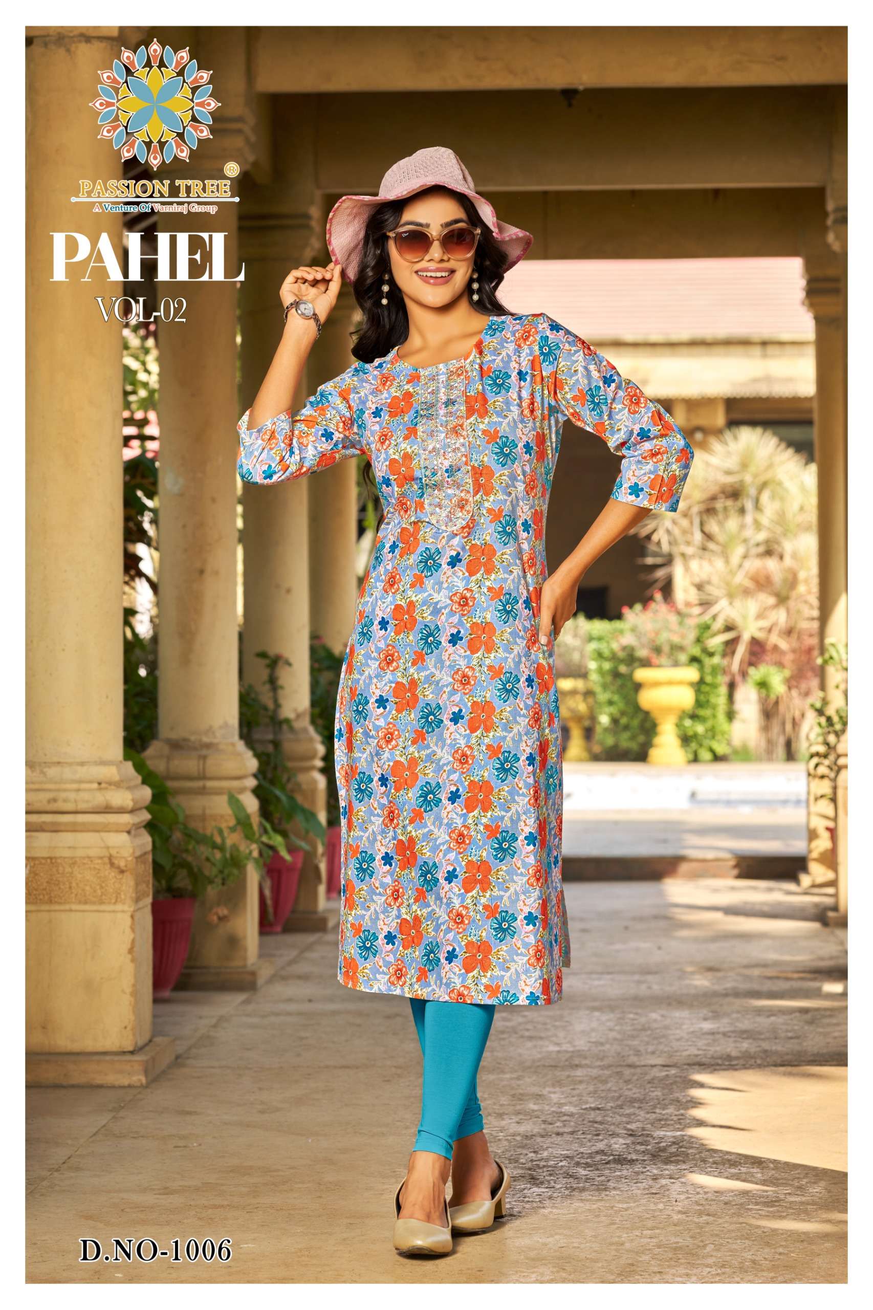 PASSION TREE PAHEL VOL 2 COTTON PRINT FANCY SUMMER WEAR LADIES KURTI