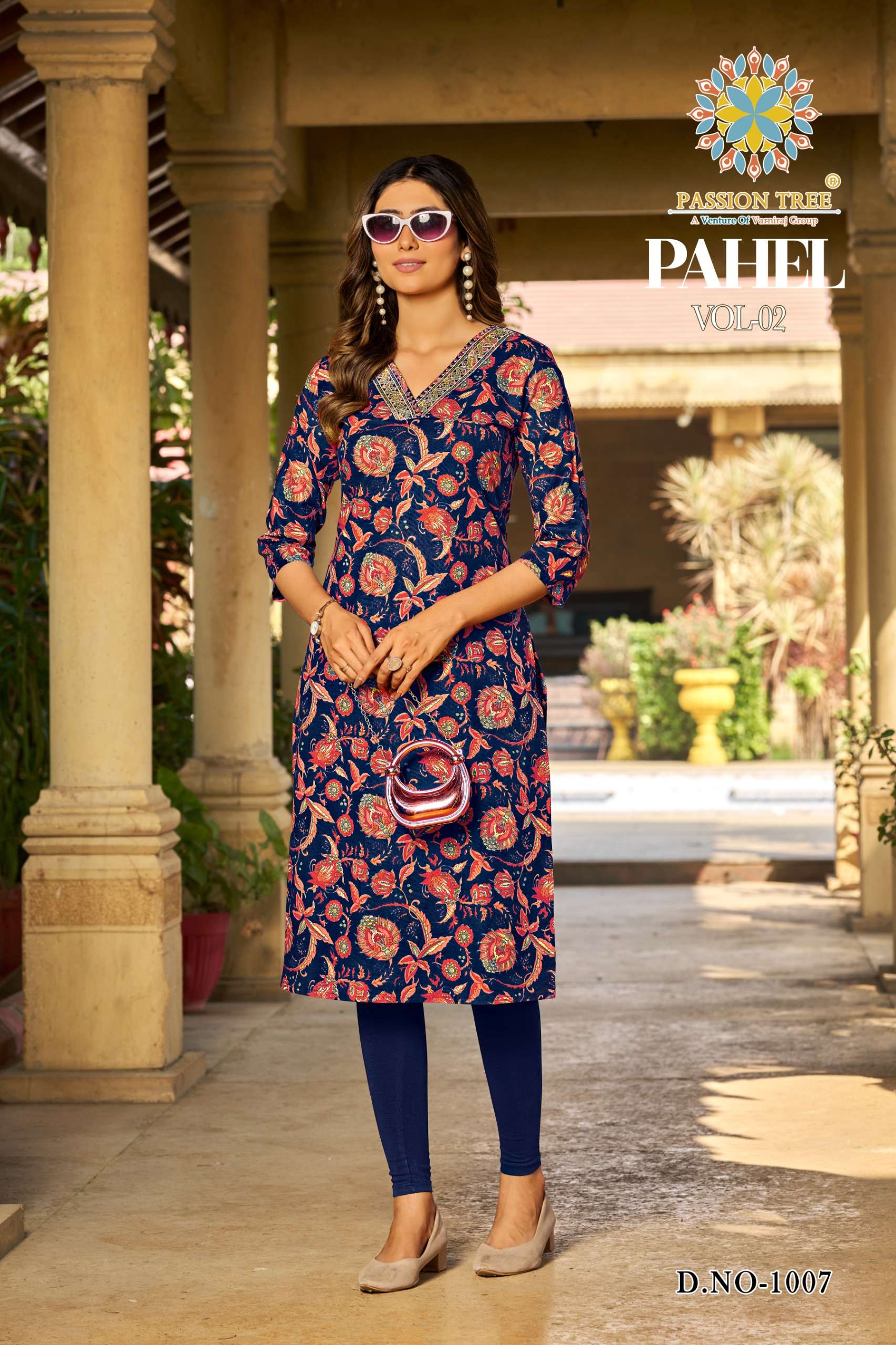 PASSION TREE PAHEL VOL 2 COTTON PRINT FANCY SUMMER WEAR LADIES KURTI