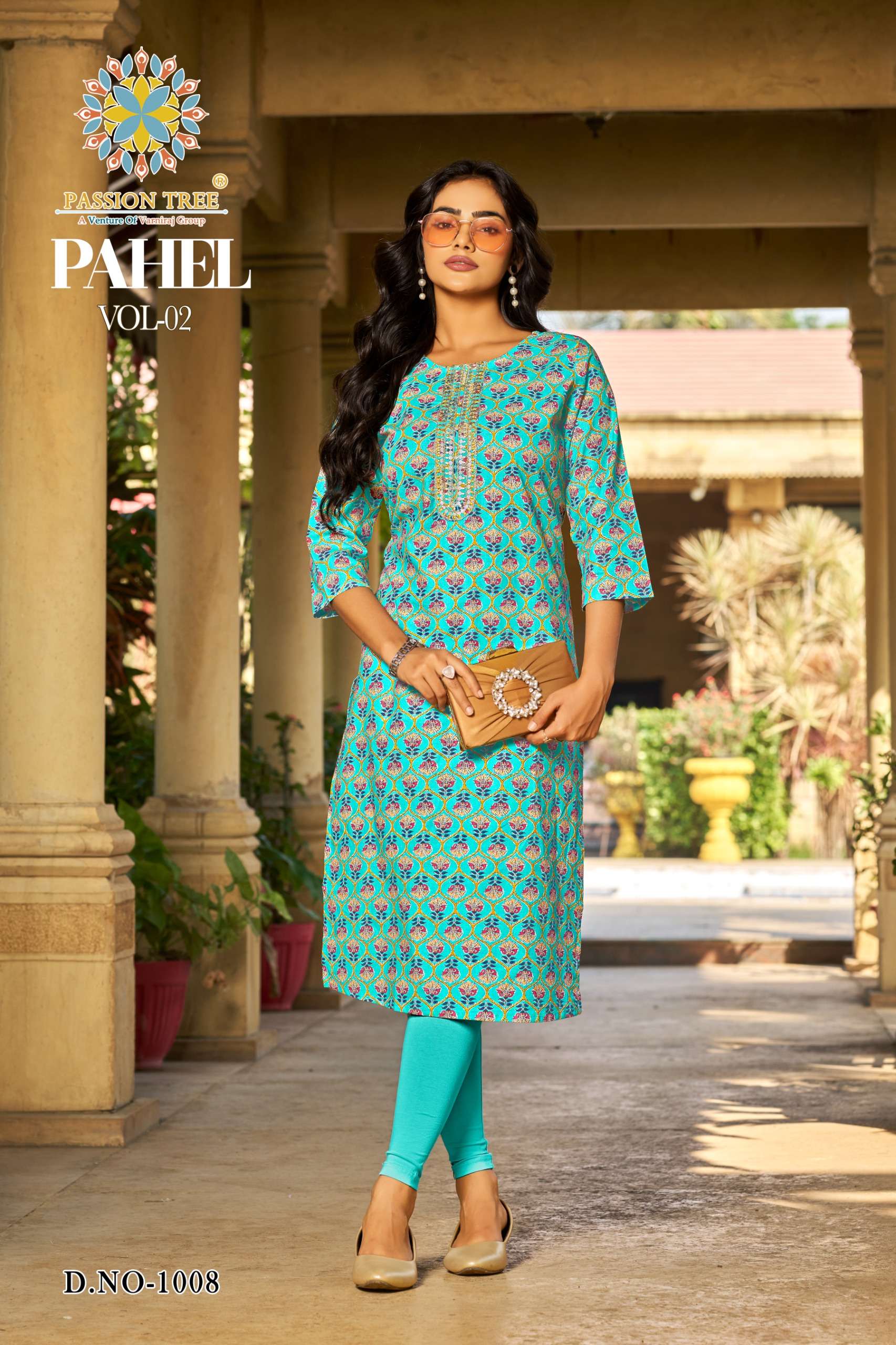 PASSION TREE PAHEL VOL 2 COTTON PRINT FANCY SUMMER WEAR LADIES KURTI