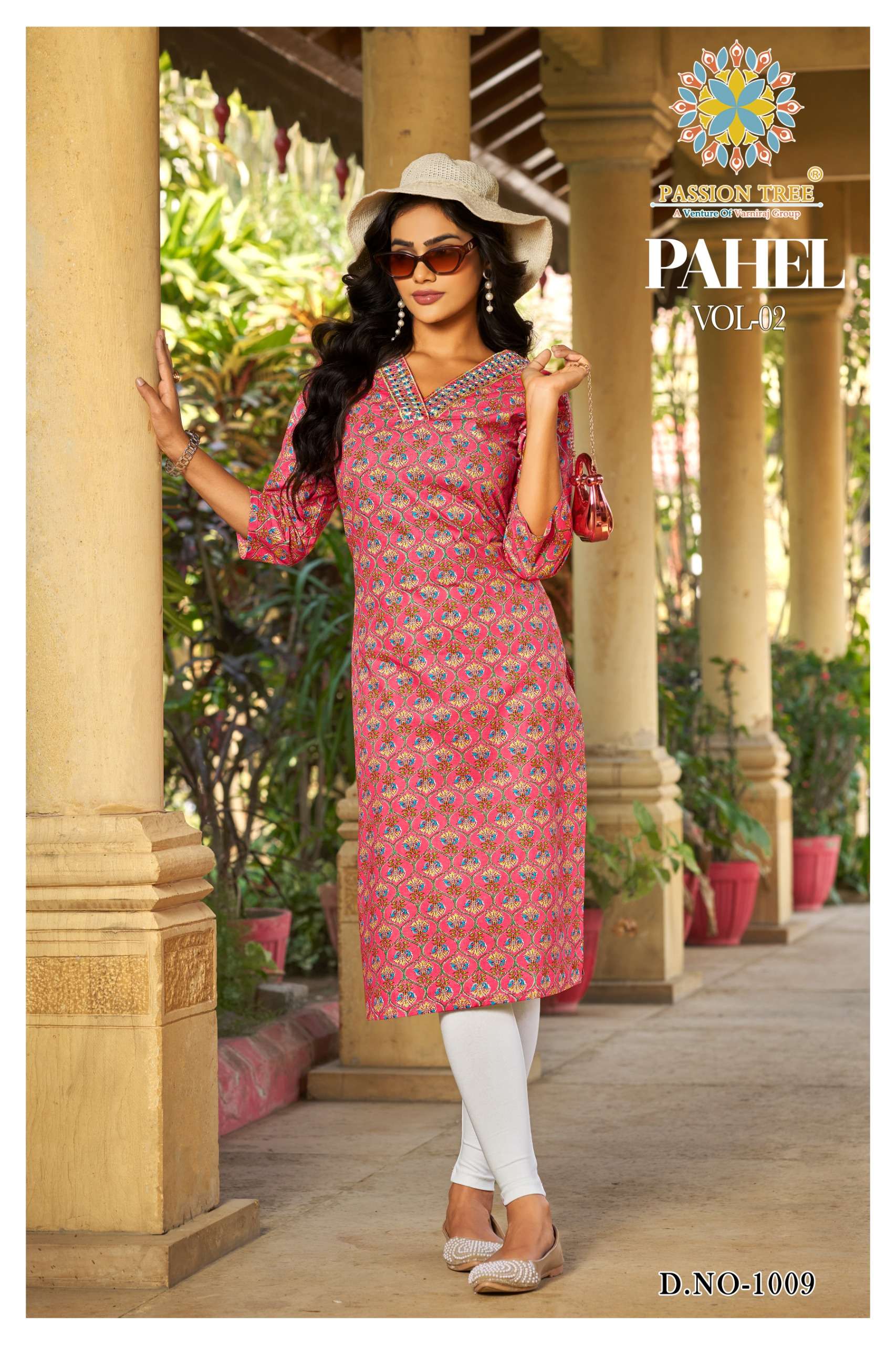 PASSION TREE PAHEL VOL 2 COTTON PRINT FANCY SUMMER WEAR LADIES KURTI