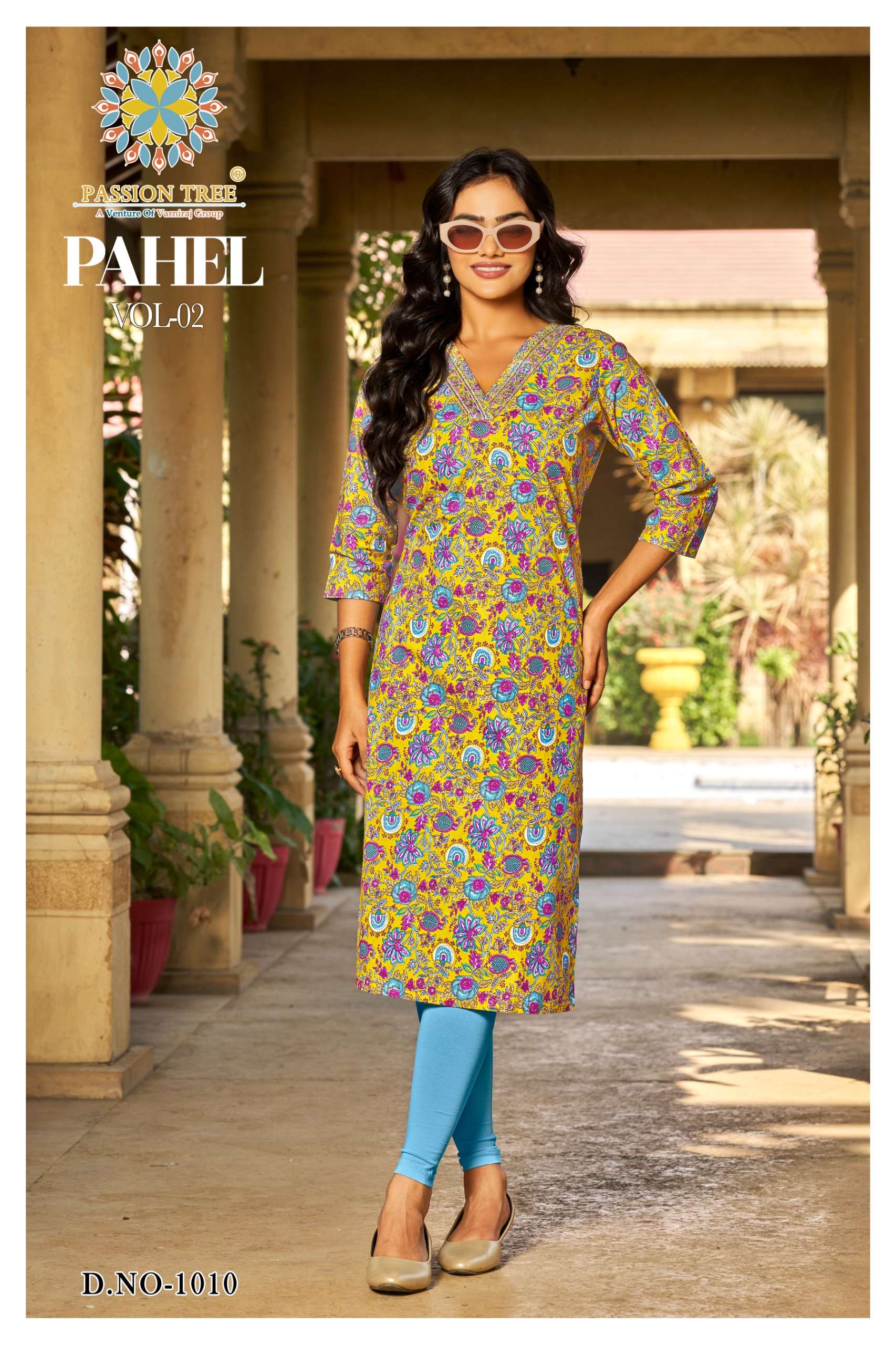 PASSION TREE PAHEL VOL 2 COTTON PRINT FANCY SUMMER WEAR LADIES KURTI