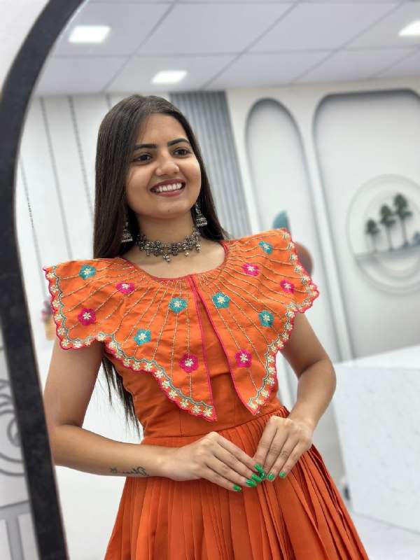 PC 571 SILK HEAVY EMBROIDERY DESIGNER FESTIVE WEAR GOWNS 