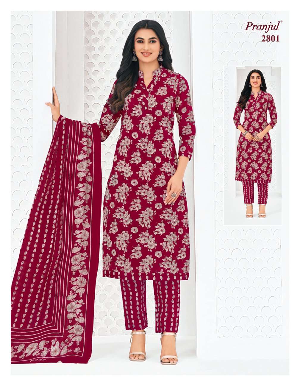 PRANJUL FASHION PRIYANKA VOL 28 COTTON JAIPURI PRINTED SALWAR SUIT