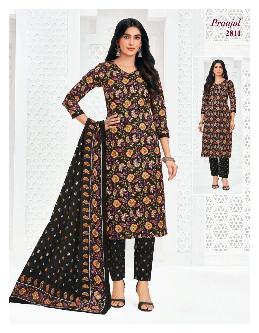 PRANJUL FASHION PRIYANKA VOL 28 COTTON JAIPURI PRINTED SALWAR SUIT