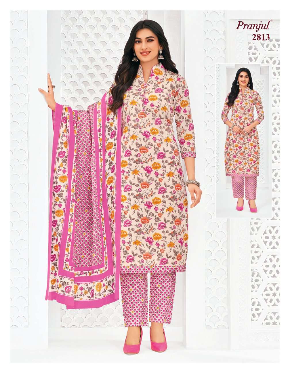 PRANJUL FASHION PRIYANKA VOL 28 COTTON JAIPURI PRINTED SALWAR SUIT
