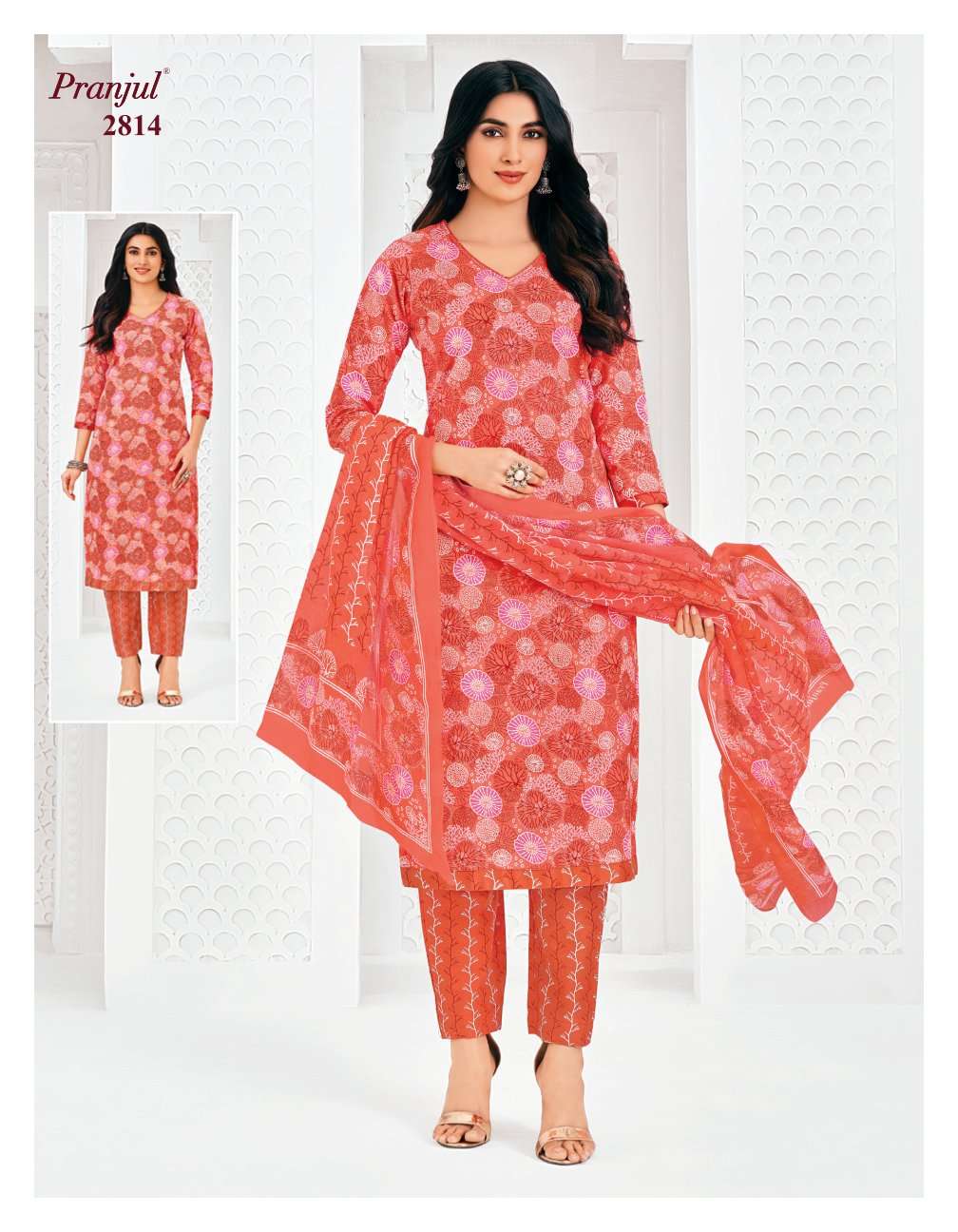 PRANJUL FASHION PRIYANKA VOL 28 COTTON JAIPURI PRINTED SALWAR SUIT