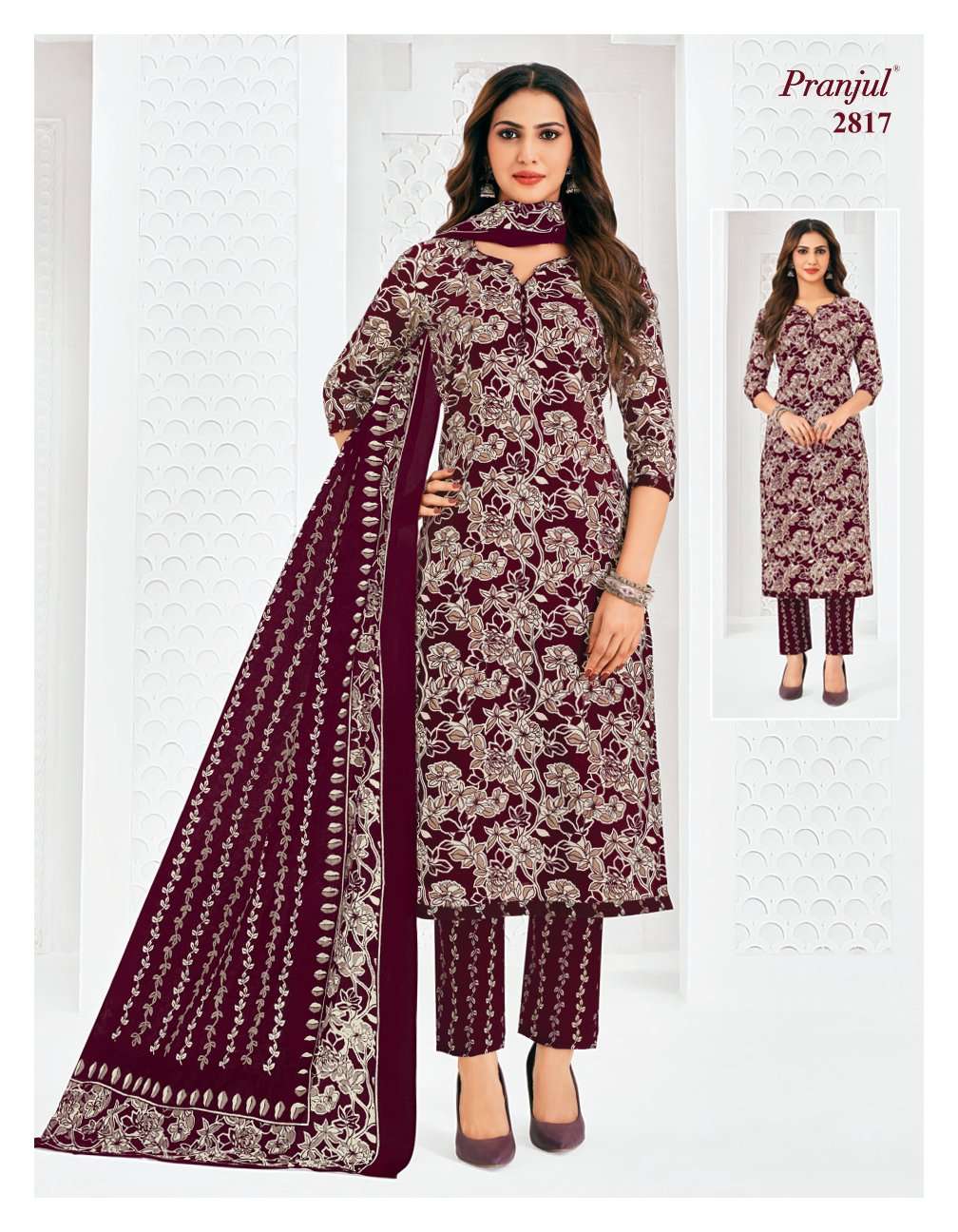PRANJUL FASHION PRIYANKA VOL 28 COTTON JAIPURI PRINTED SALWAR SUIT