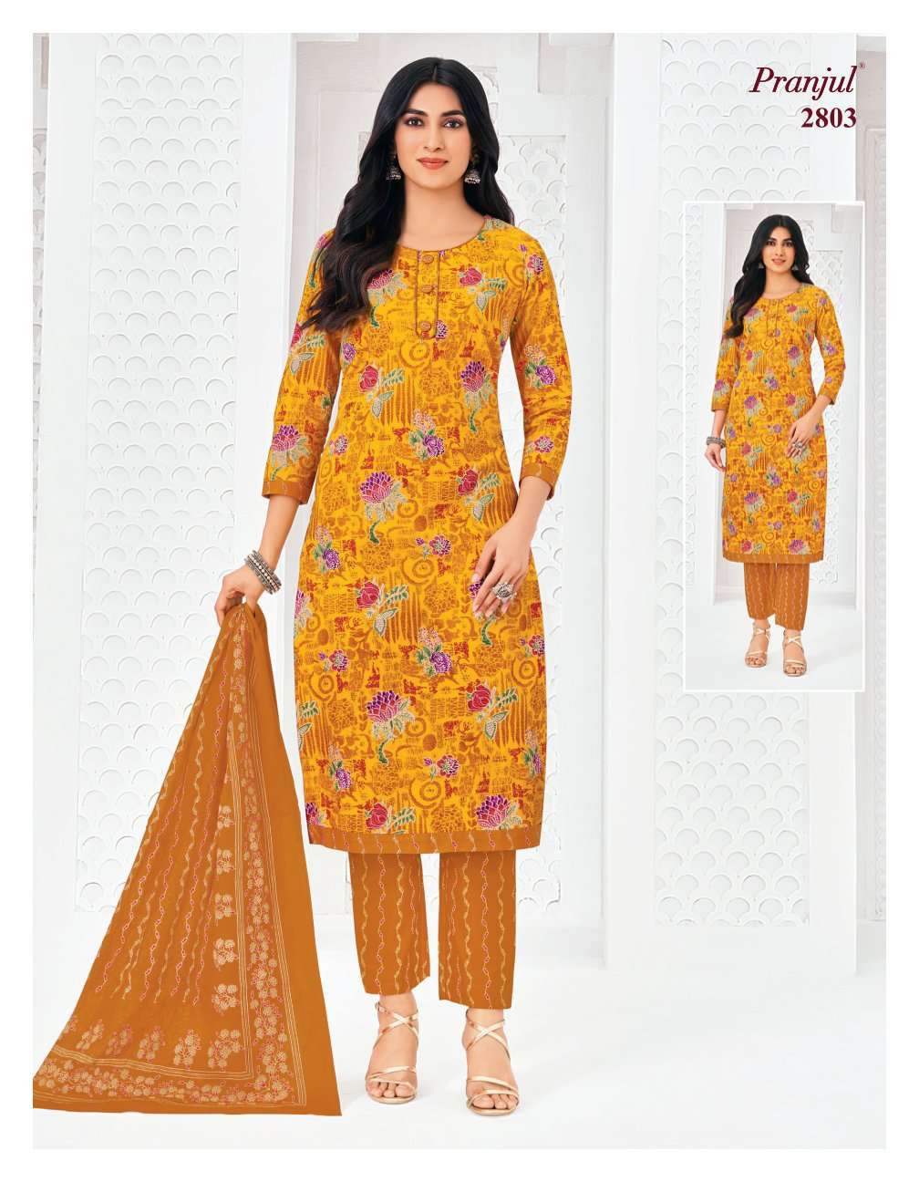 PRANJUL FASHION PRIYANKA VOL 28 COTTON JAIPURI PRINTED SALWAR SUIT