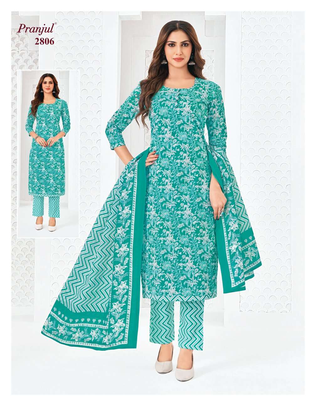 PRANJUL FASHION PRIYANKA VOL 28 COTTON JAIPURI PRINTED SALWAR SUIT