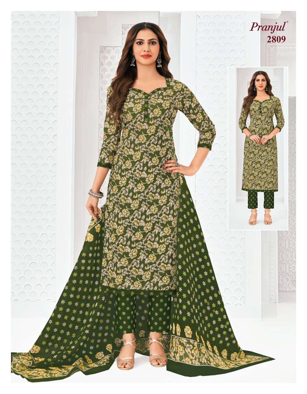 PRANJUL FASHION PRIYANKA VOL 28 COTTON JAIPURI PRINTED SALWAR SUIT