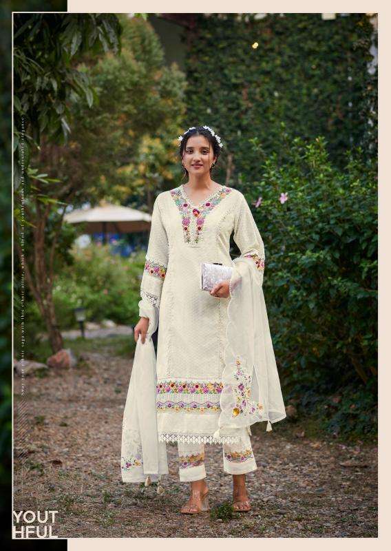 PRM INDIA AMAYA COTTON BEAUTIFUL EMBROIDERY DESIGNER READY MADE FESTIVE WEAR LADIES SUIT