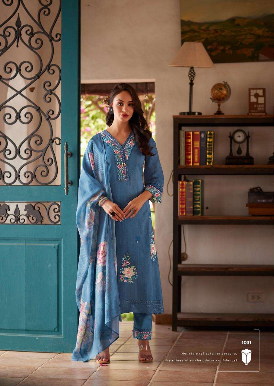 PRM VIVIANA COTTON EMBROIDERED DESIGNER READY MADE LADIES SUIT