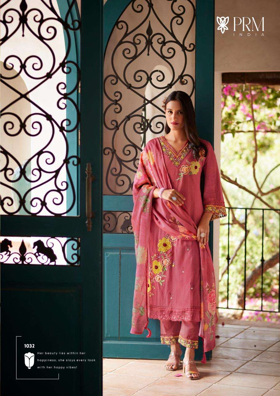 PRM VIVIANA COTTON EMBROIDERED DESIGNER READY MADE LADIES SUIT