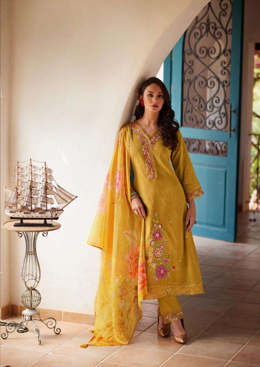 PRM VIVIANA COTTON EMBROIDERED DESIGNER READY MADE LADIES SUIT
