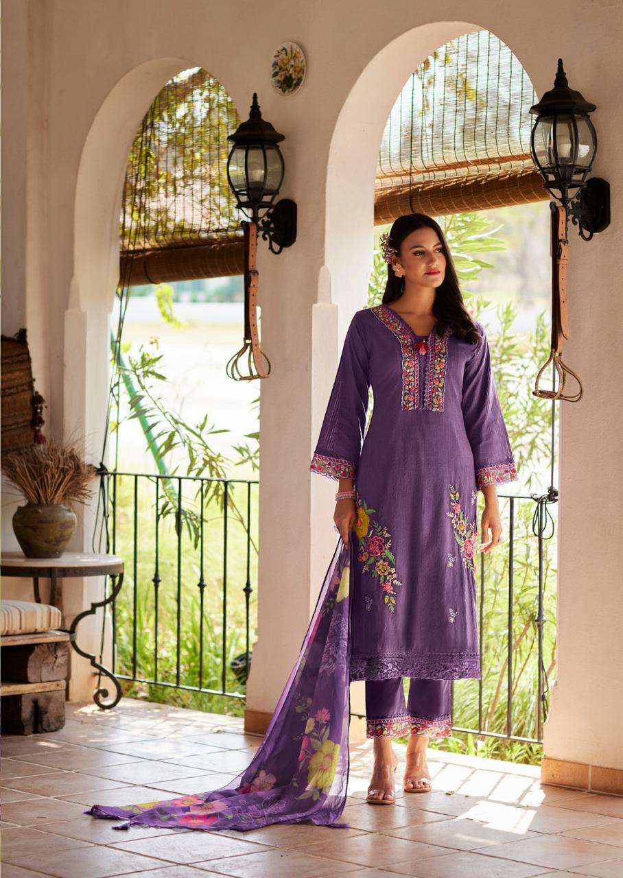 PRM VIVIANA COTTON EMBROIDERED DESIGNER READY MADE LADIES SUIT