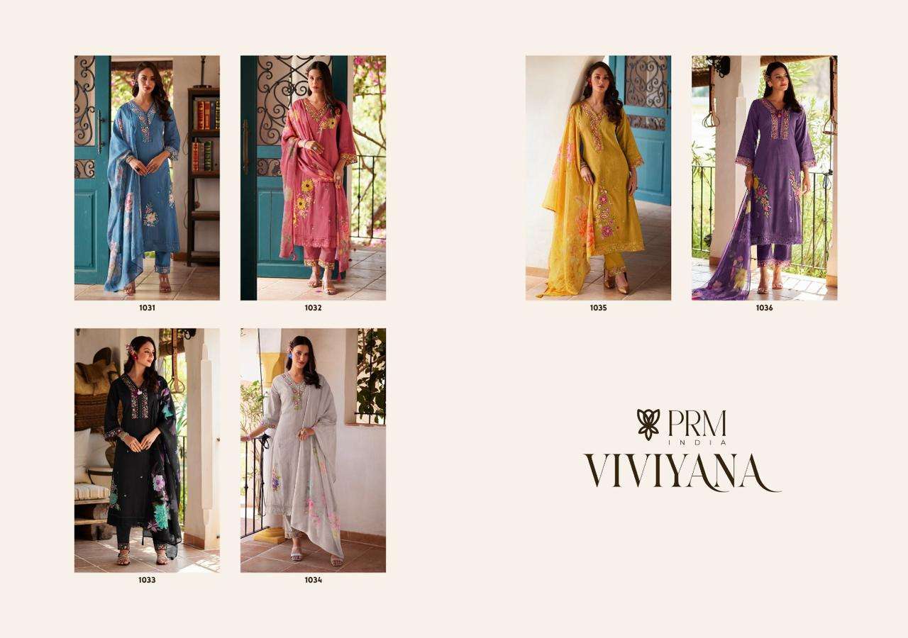 PRM VIVIANA COTTON EMBROIDERED DESIGNER READY MADE LADIES SUIT