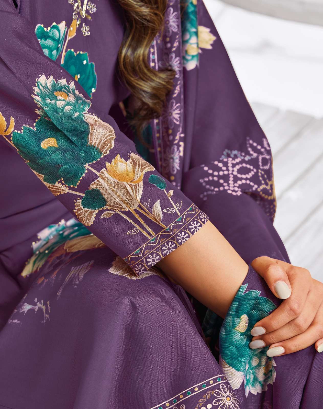 RADHIKA LIFESTYLE AAROHI VOL 2 MODAL FABRIC FANCY WORKS LADIES 3PCS SET COLLECTION 