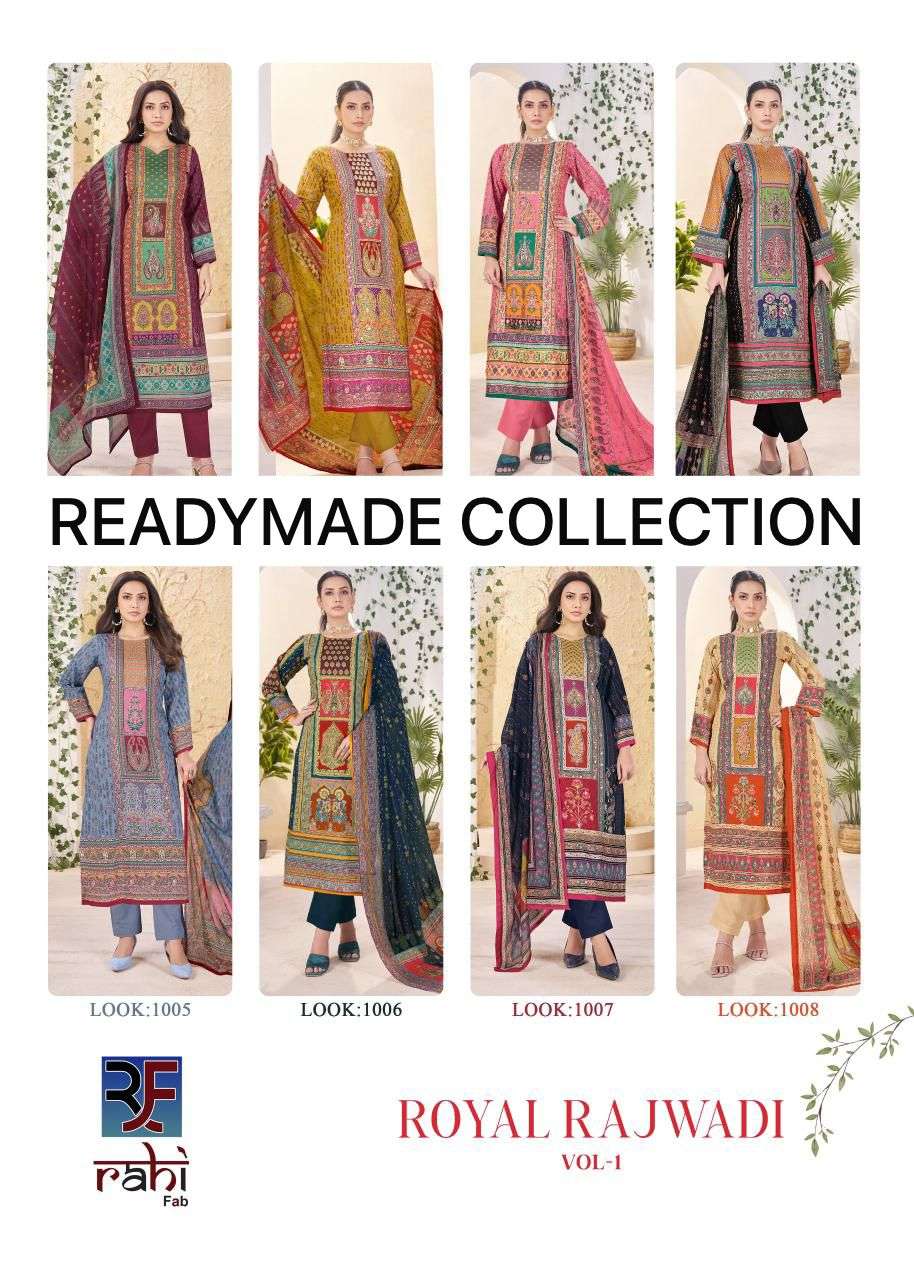 RAHI FAB ROYAL RAJWADI READY MADE COLLECTION 