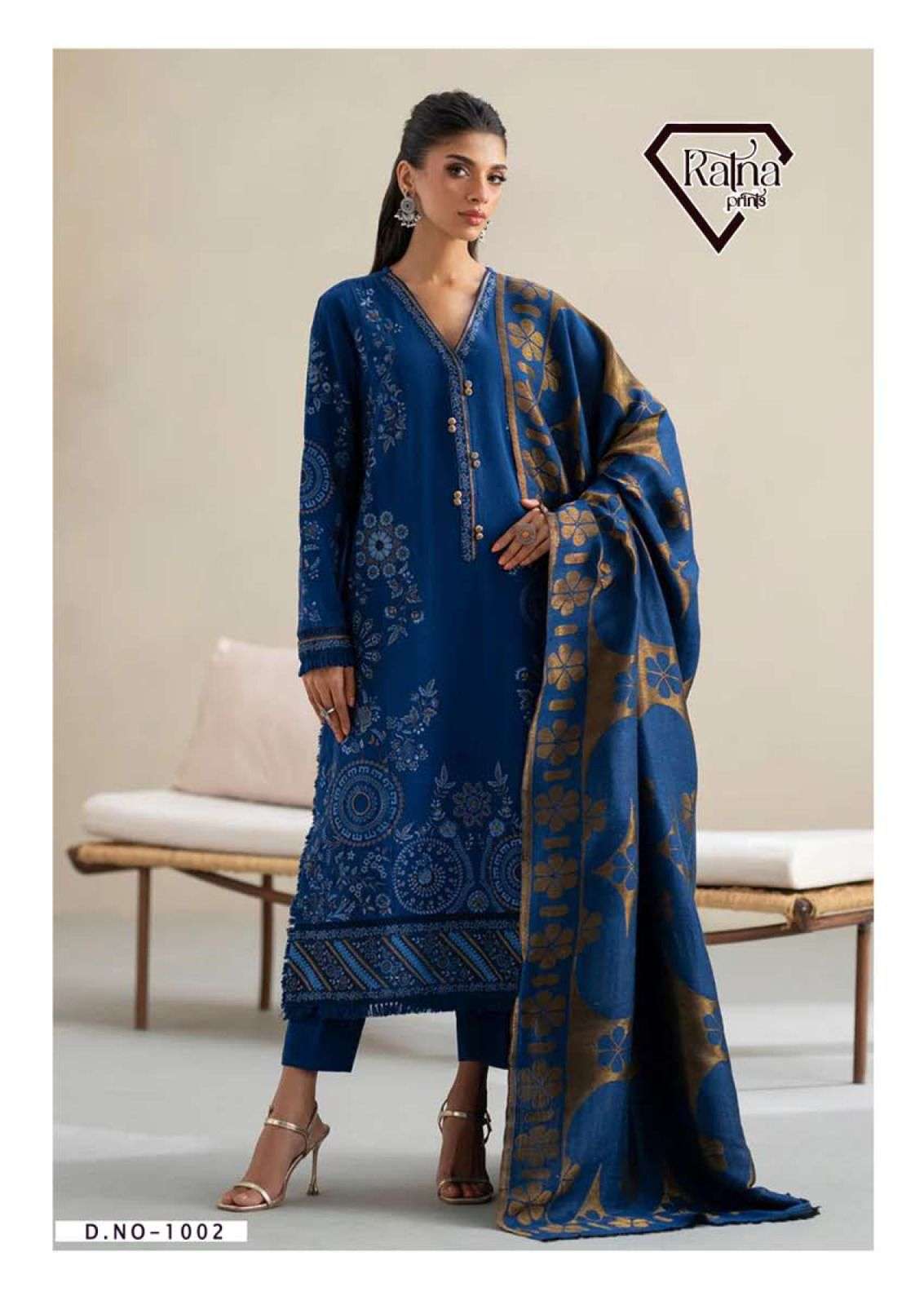 RATNA PRINTS KAYSERIA VOL 1 COTTON DIGITAL PRINTS SALWAR SUIT