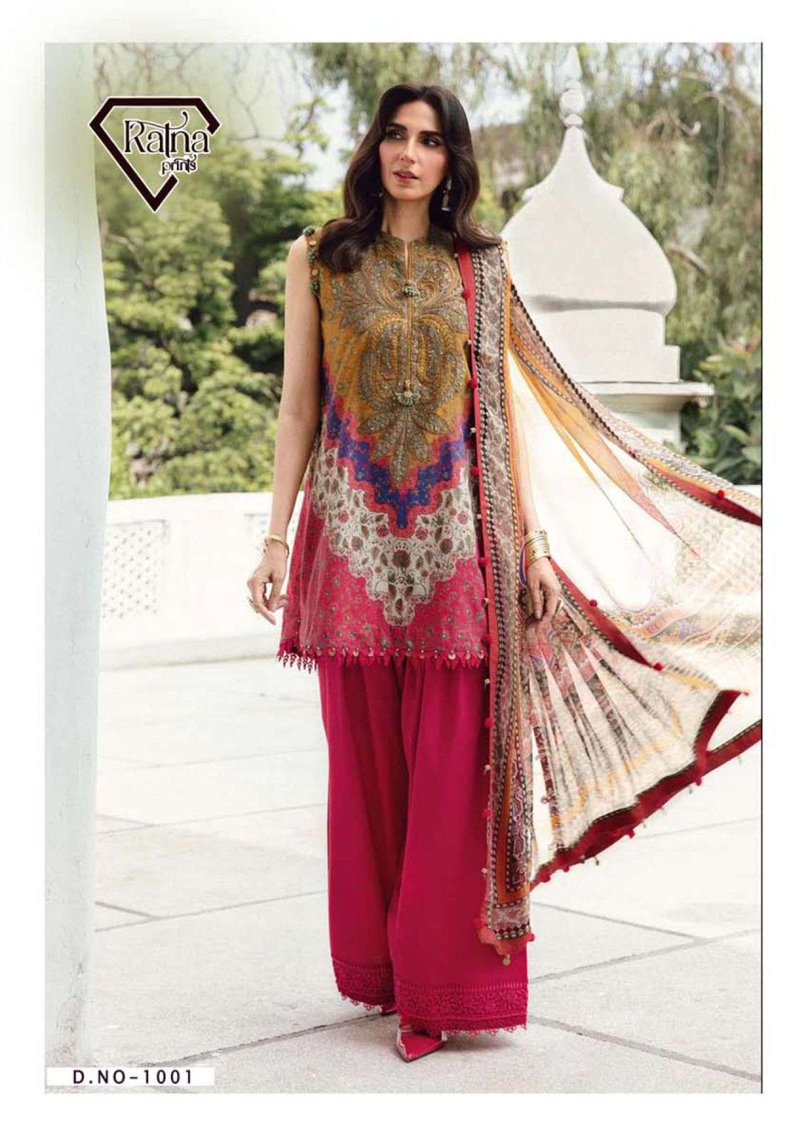 RATNA PRINTS KAYSERIA VOL 1 COTTON DIGITAL PRINTS SALWAR SUIT