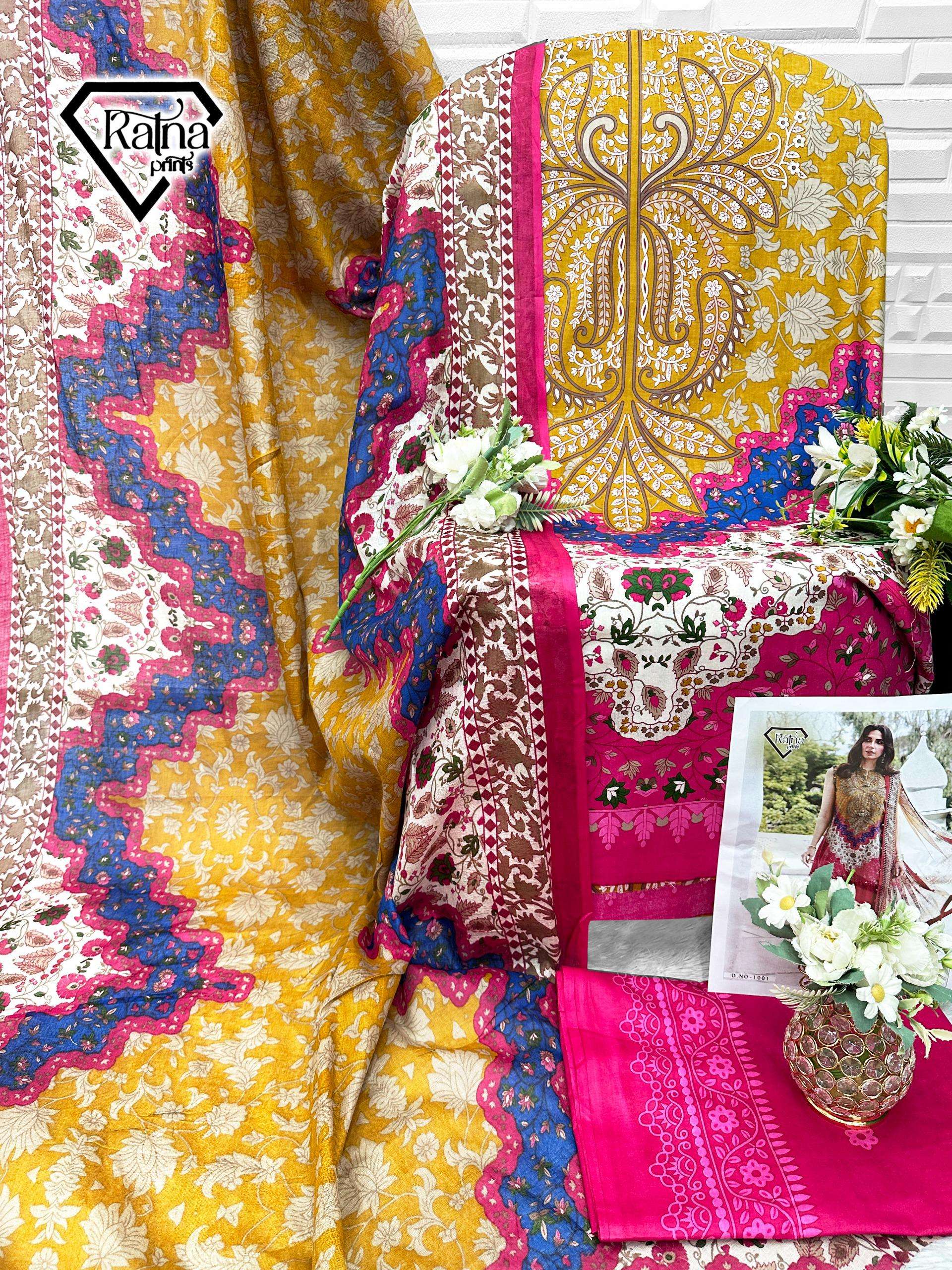 RATNA PRINTS KAYSERIA VOL 1 COTTON DIGITAL PRINTS SALWAR SUIT