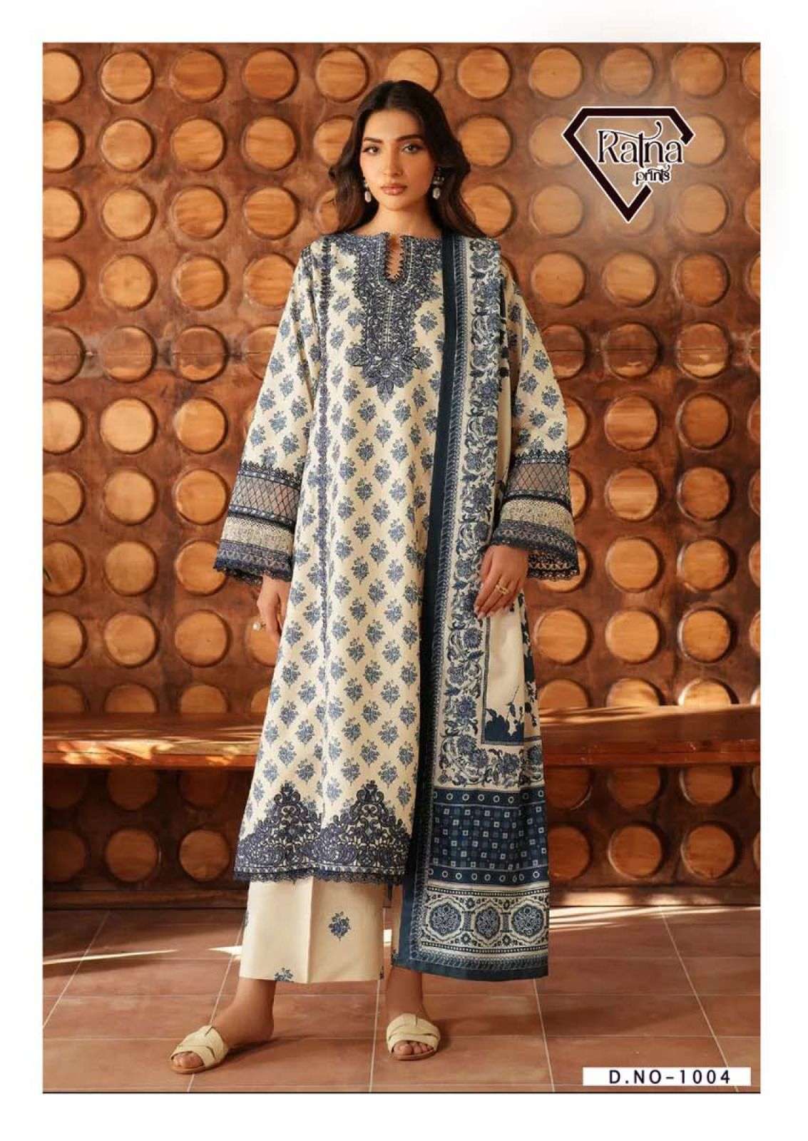 RATNA PRINTS KAYSERIA VOL 1 COTTON DIGITAL PRINTS SALWAR SUIT