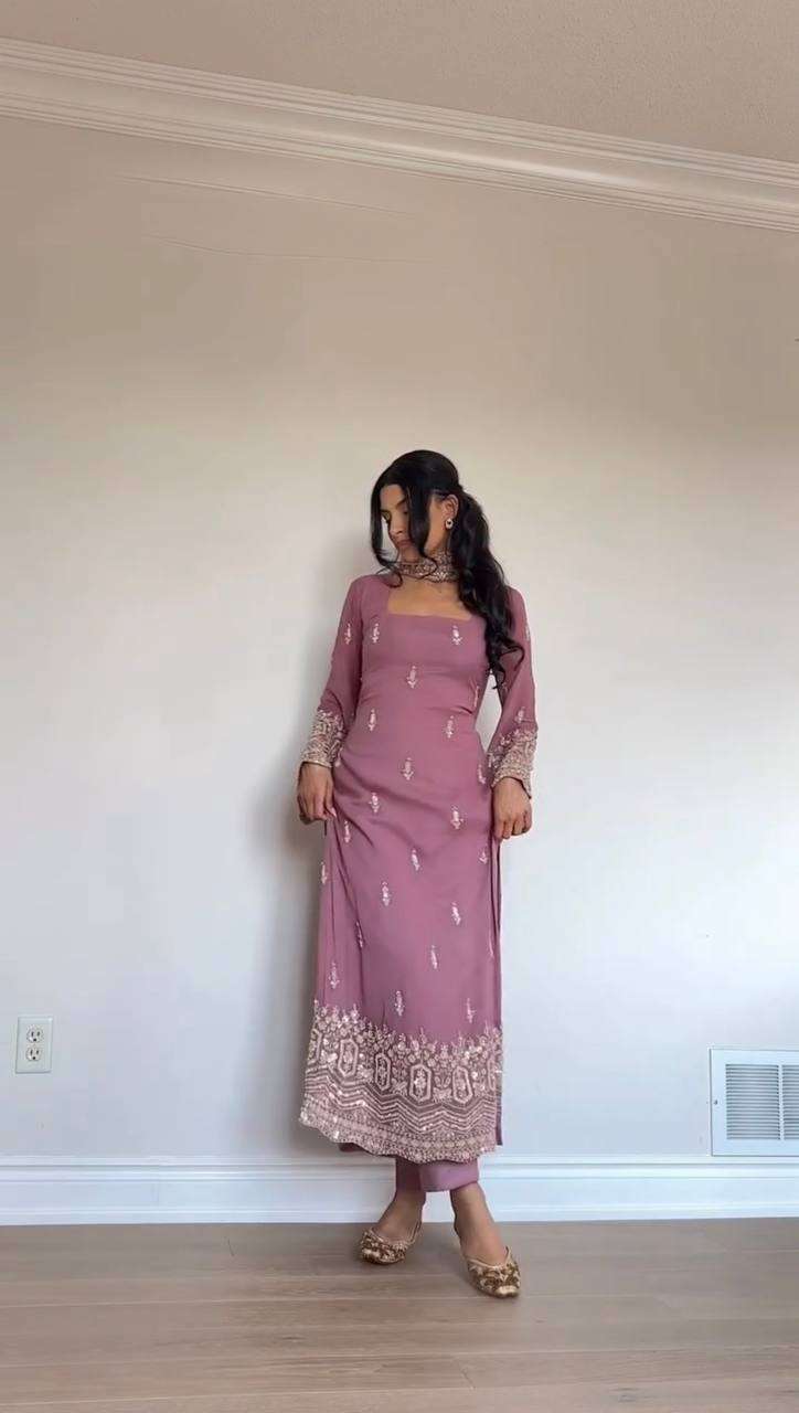 RTC 5947 GEORGETTE PREETY LOOK DESIGNER LADIES FESTIVE WEAR SUIT