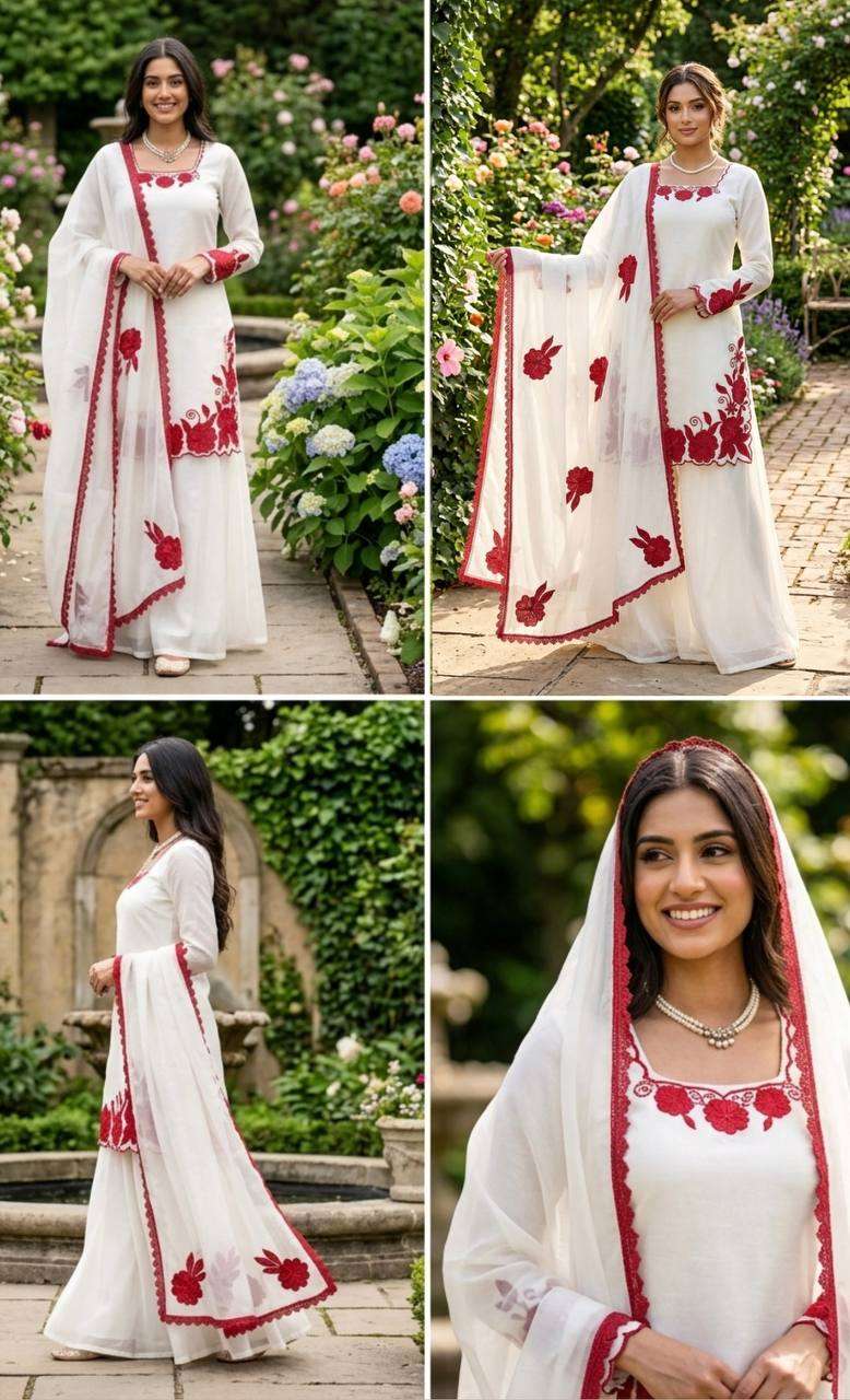 RTC 6000 SILK FANCY EMBROIDERY WORK PAKISTANI STYLE LADIES FESTIVE WEAR SUIT