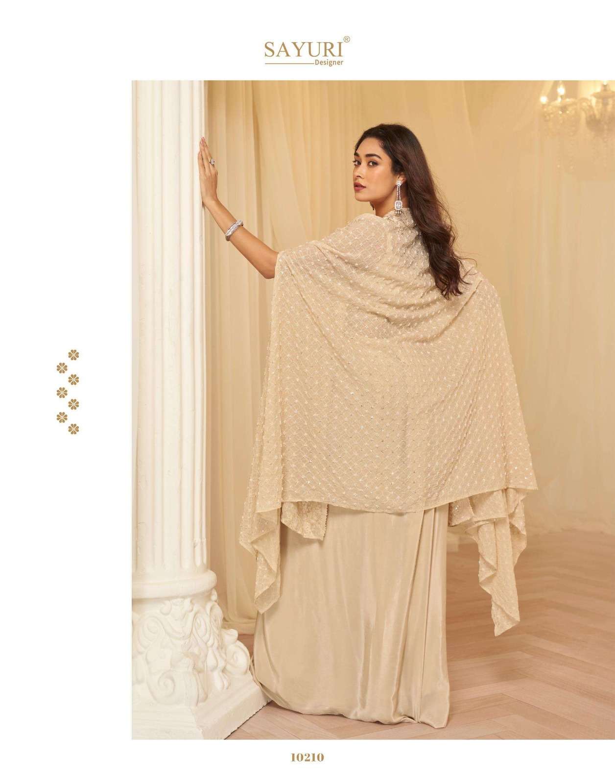 SAYURI DESIGNER KANIKA GEROGETTE DESIGNER INDO WESTERN STYLE LADIES DRESS 