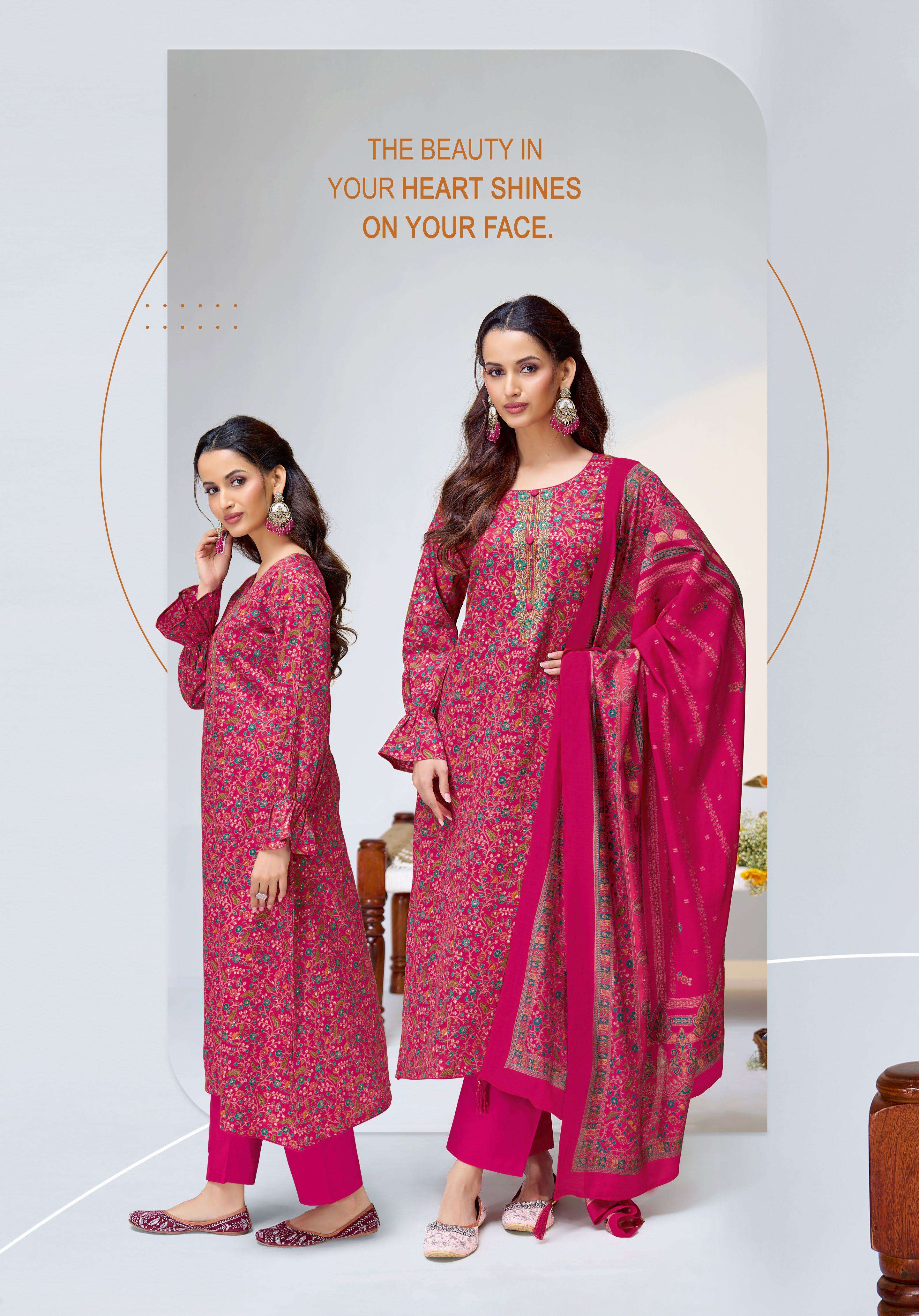 SURYAJYOTI KALKI VOL 35 JAM SATIN PRINT WITH FANCY EMBROIDERY WORK SUIT
