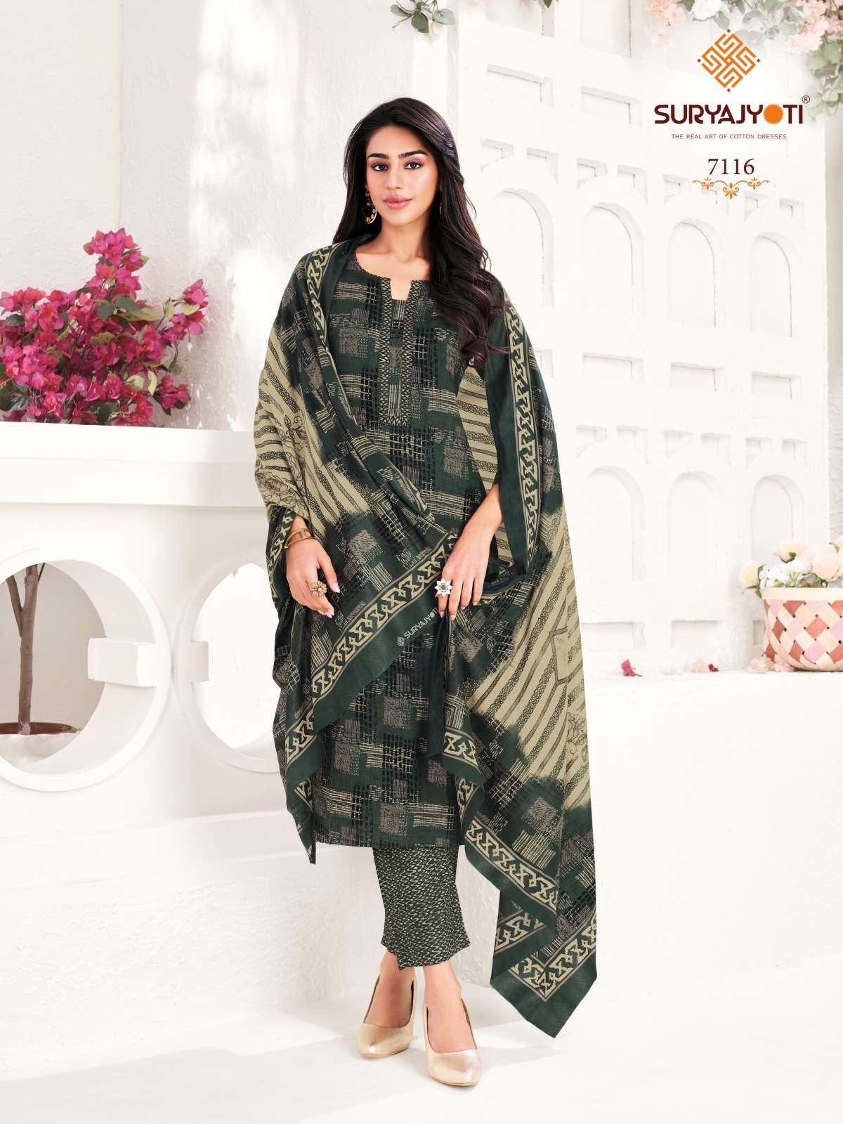 SURYAJYOTI TRENDY COTTON VOL 71 STITCHED COLLECTION	
