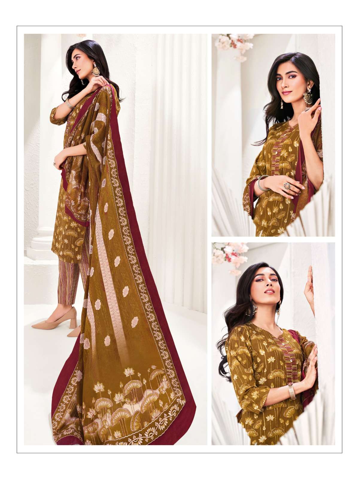SURYAJYOTI TRENDY COTTON VOL 71 STITCHED COLLECTION	