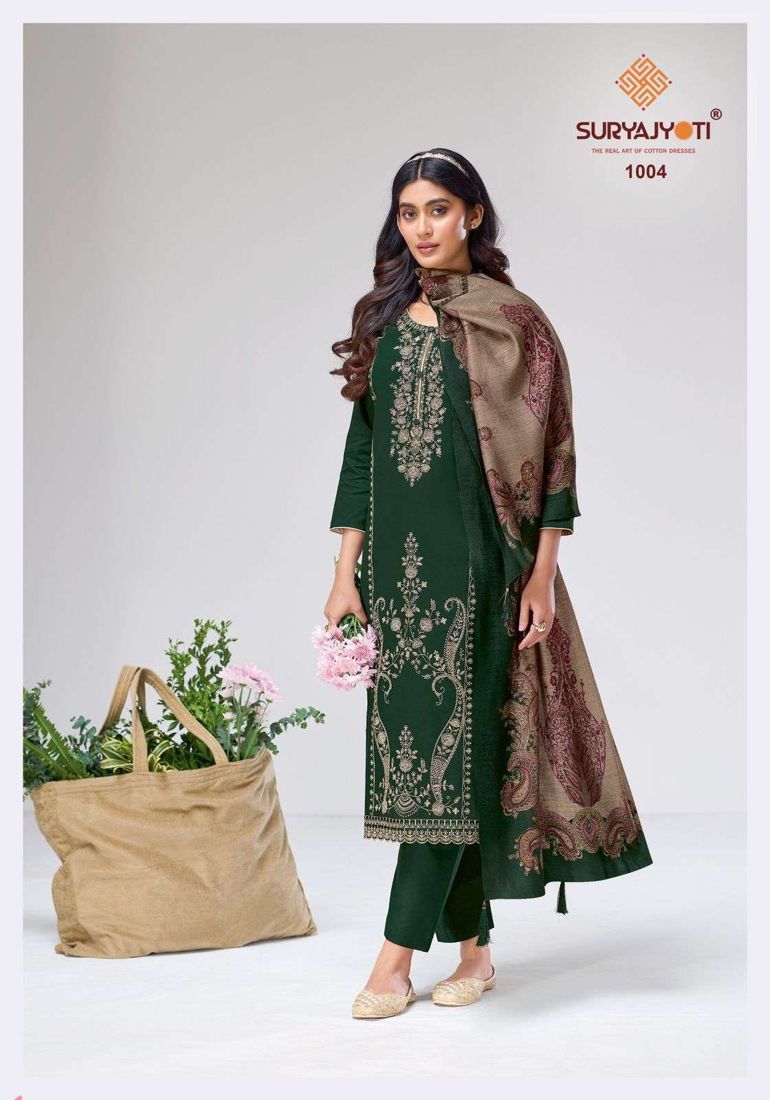 SURYAJYOTI ZAIRA VOL 1 JAM SATIN HEAVY EMBROIDERY DESIGNER WORK SUIT