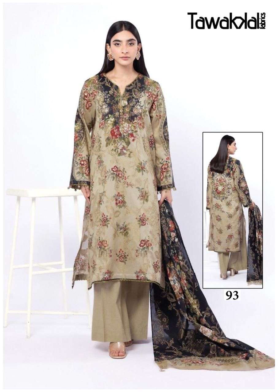 TAWAKKAL FABRICS MEHROZ LUXURY HEAVY COTTON READY MADE COLLECTION VOL 10 