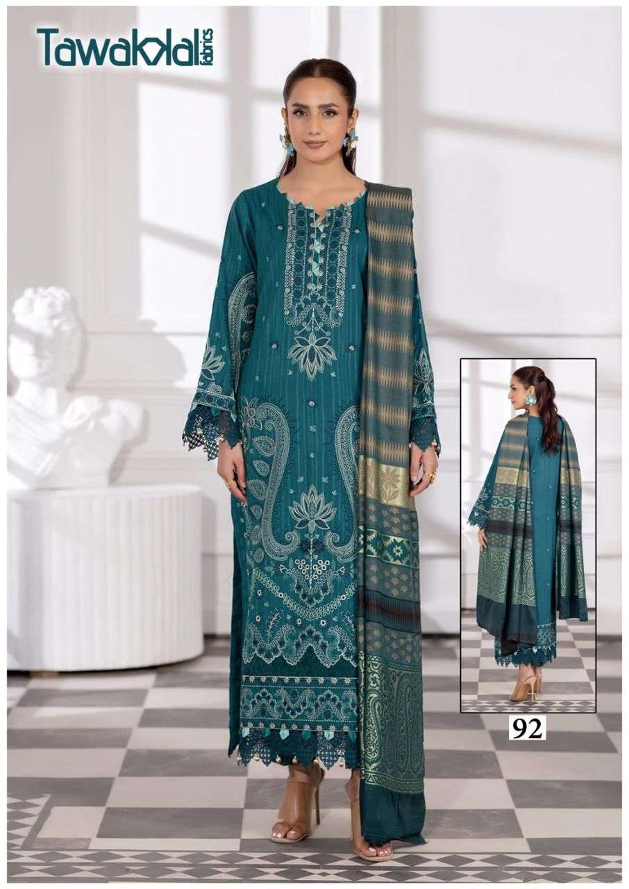 TAWAKKAL FABRICS MEHROZ LUXURY HEAVY COTTON READY MADE COLLECTION VOL 10 