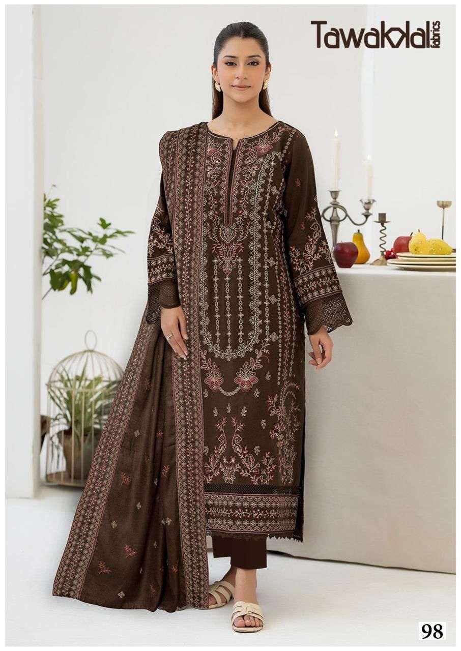 TAWAKKAL FABRICS MEHROZ LUXURY HEAVY COTTON READY MADE COLLECTION VOL 10 