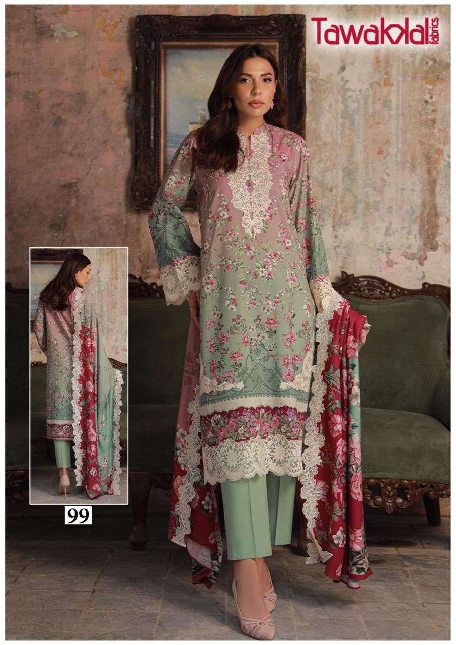 TAWAKKAL FABRICS MEHROZ LUXURY HEAVY COTTON READY MADE COLLECTION VOL 10 