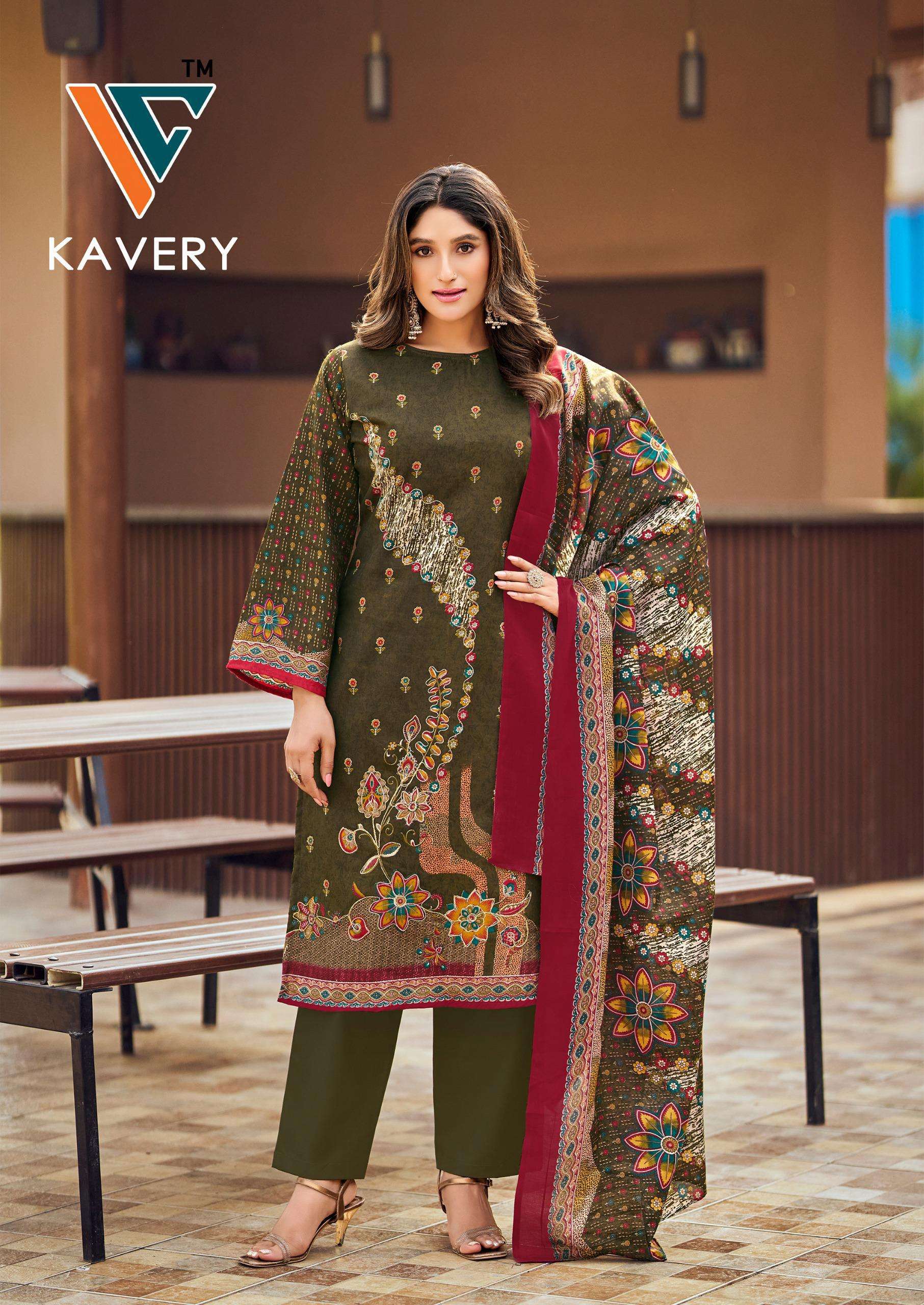 VANDANA CREATION KAVERY VOL 1 COTTON DIGITAL PRINT WITH FANCY WORK SALWAR SUIT