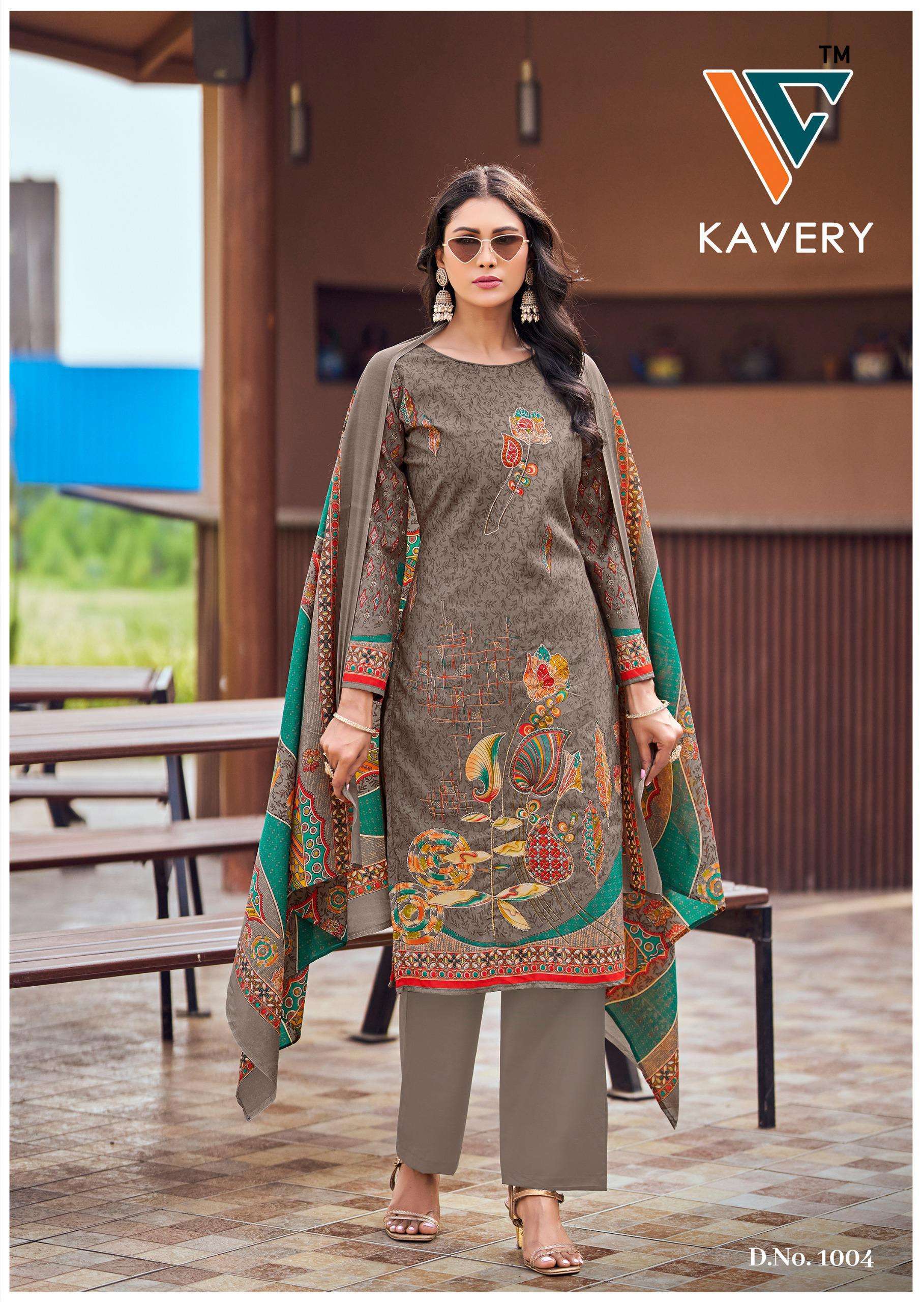 VANDANA CREATION KAVERY VOL 1 COTTON DIGITAL PRINT WITH FANCY WORK SALWAR SUIT